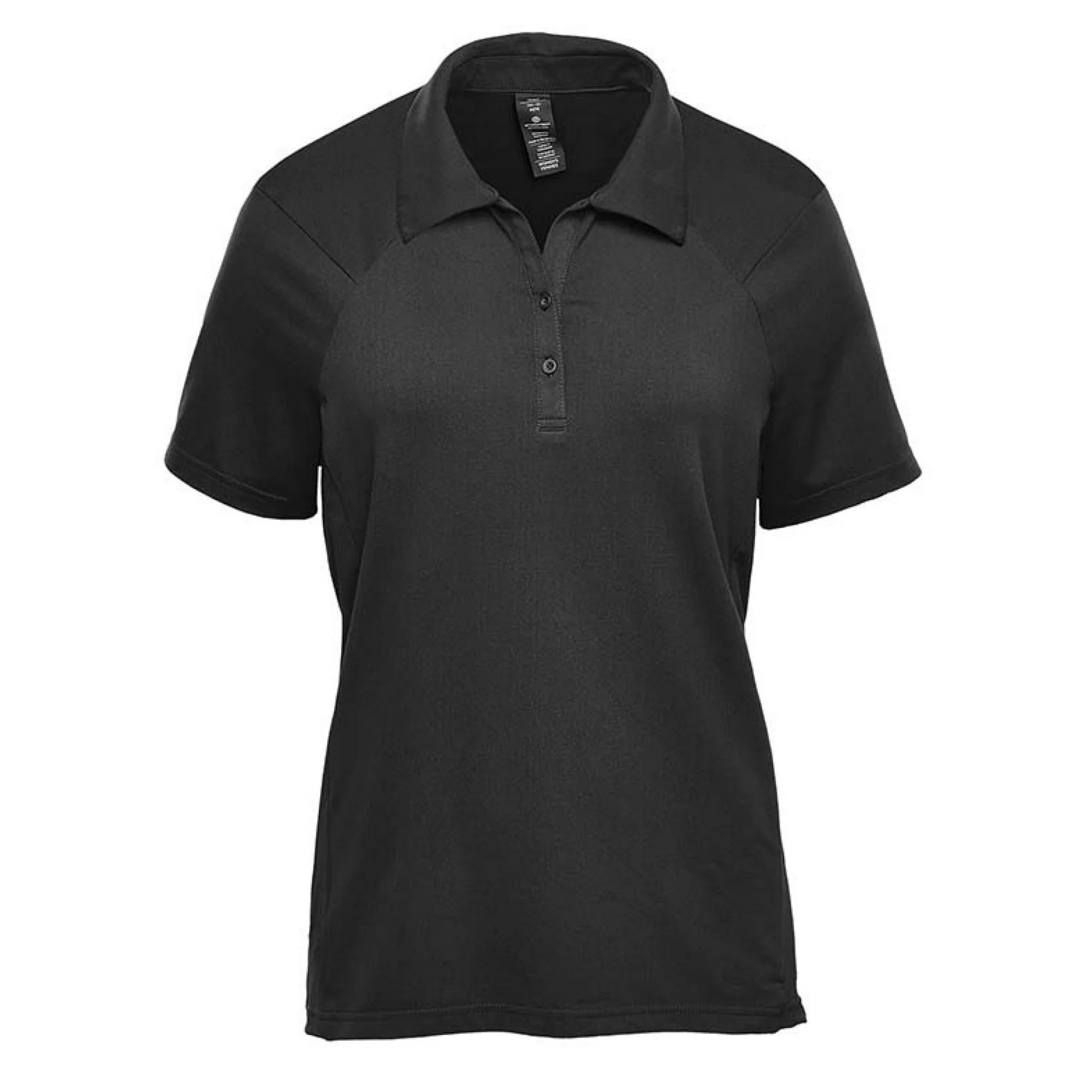 Stormtech Womens Camino Performance Short-Sleeved Polo Shirt Black