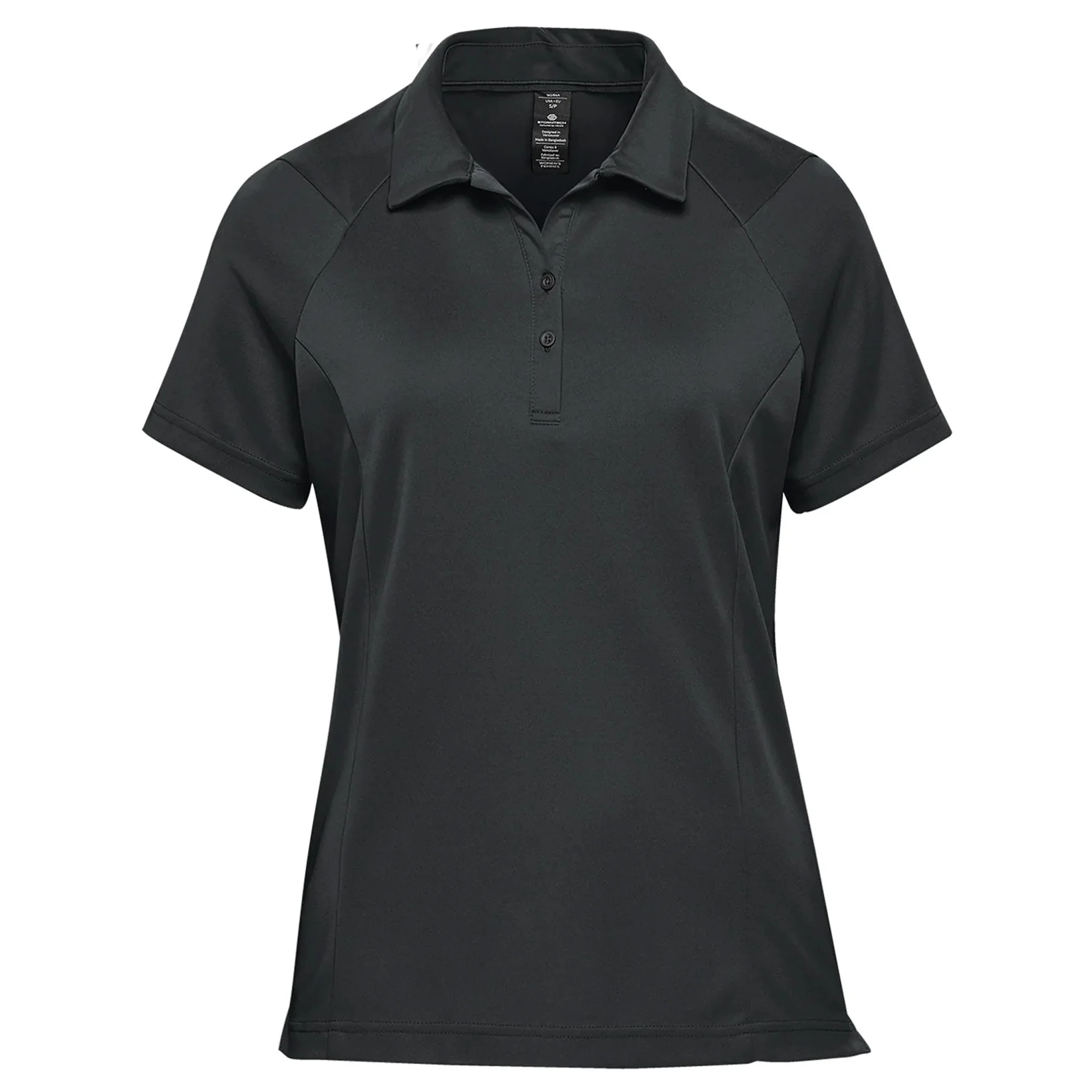 Stormtech Womens Milano Sports Polo Shirt Black
