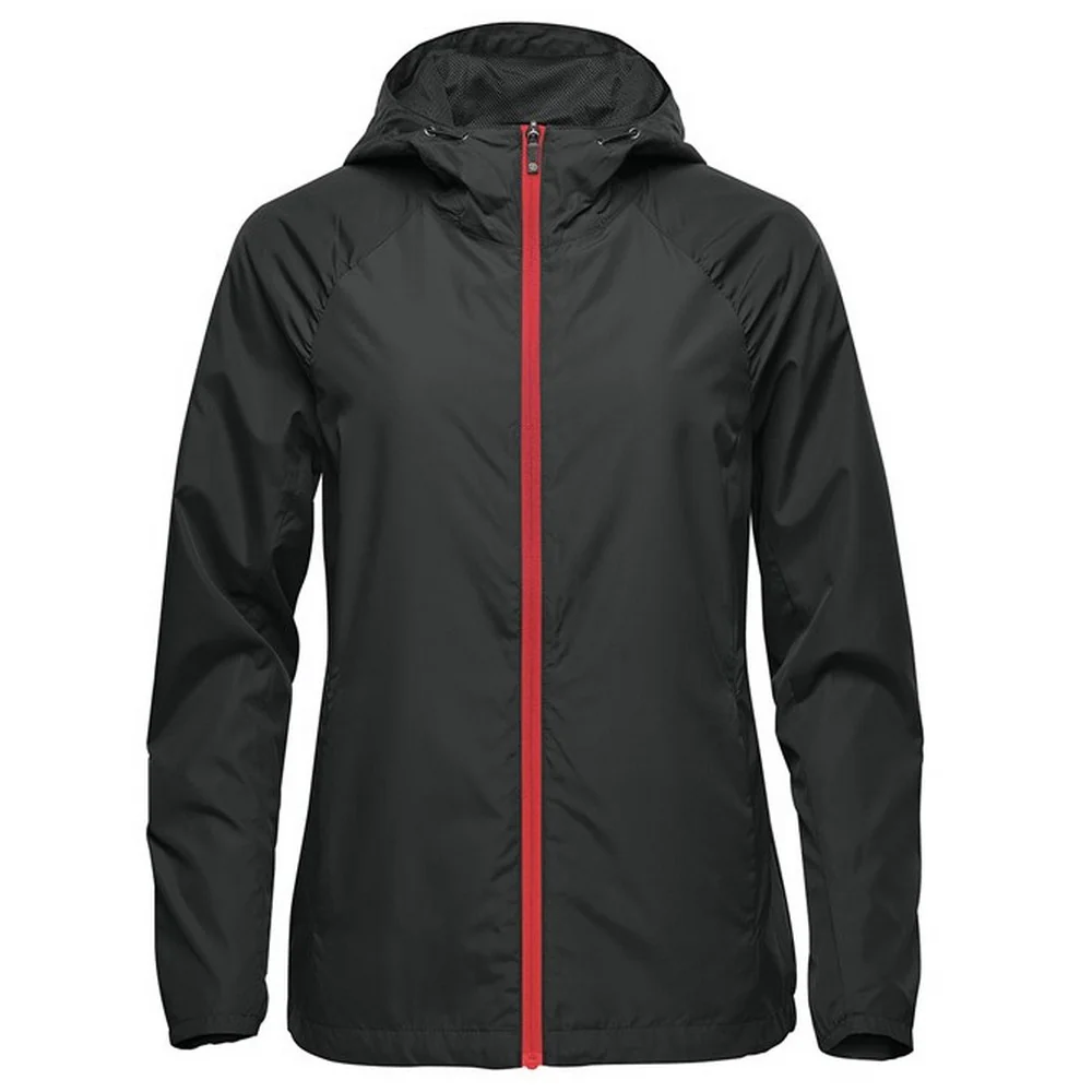 Stormtech Womens Pacifica Lightweight Jacket Black/Red