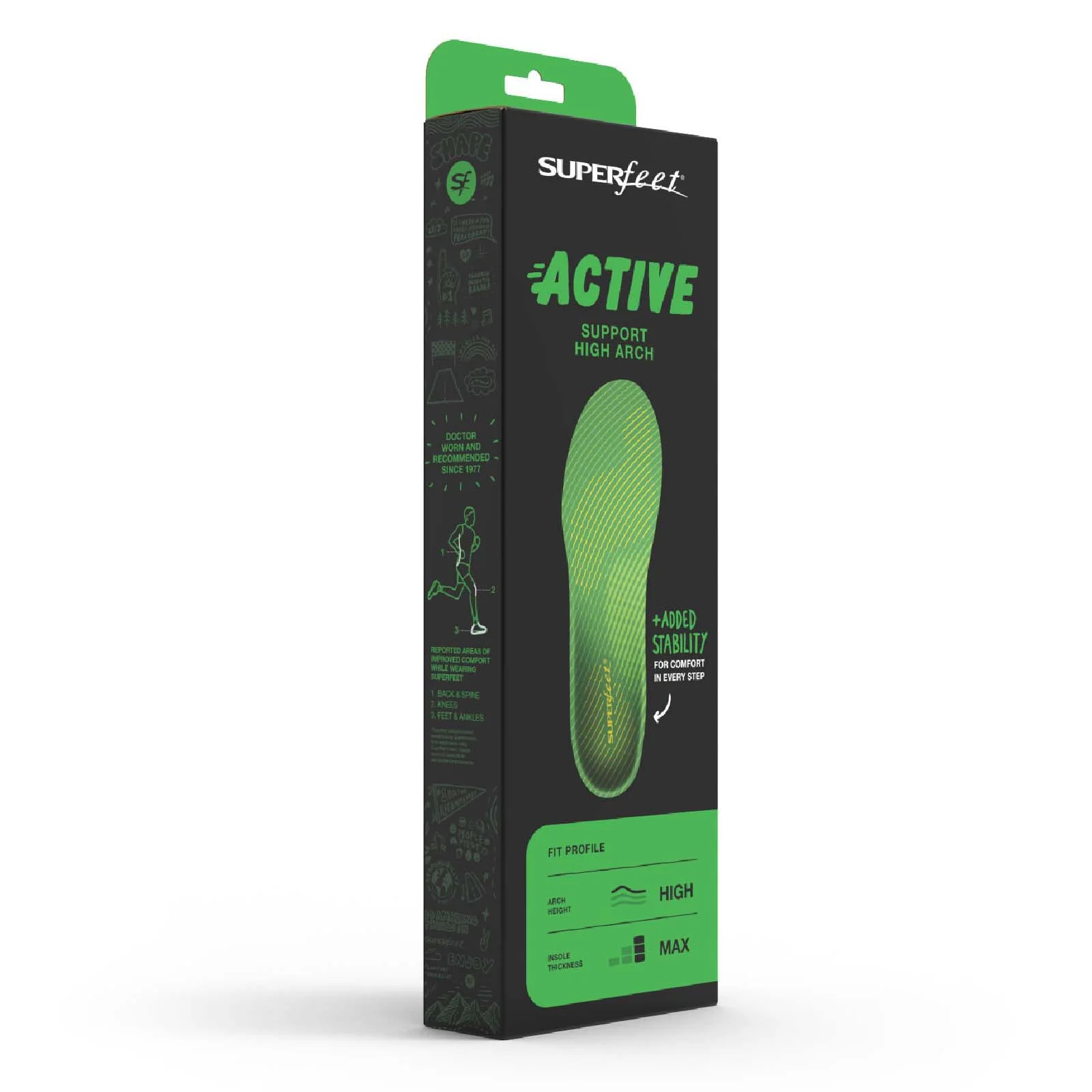 Superfeet Active Support High Arch Insoles - Image 2