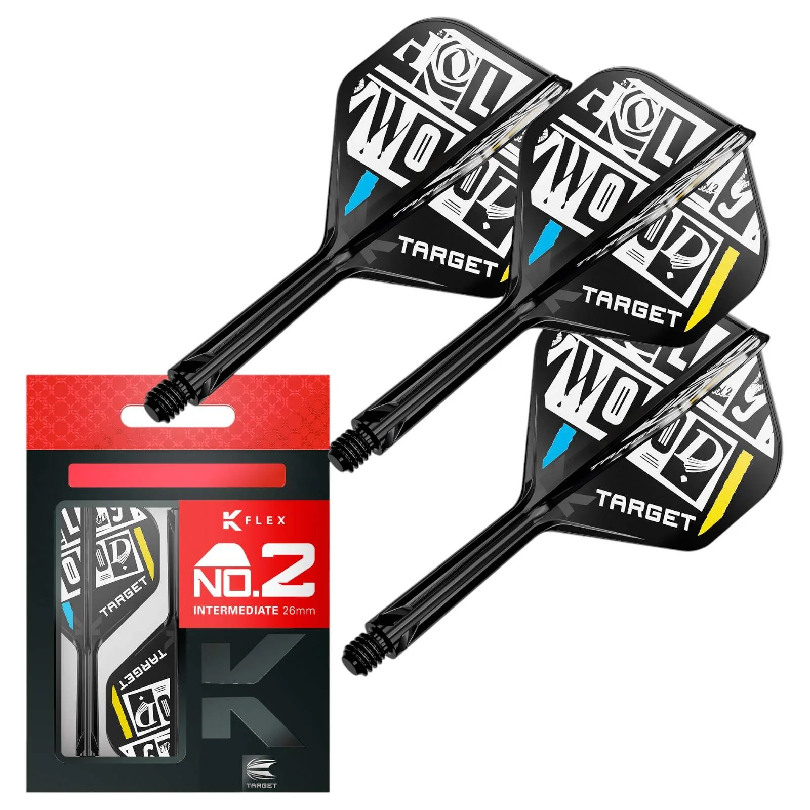 Target Darts Chris Dobey Hollywood K-Flex No.2 Flights 26mm