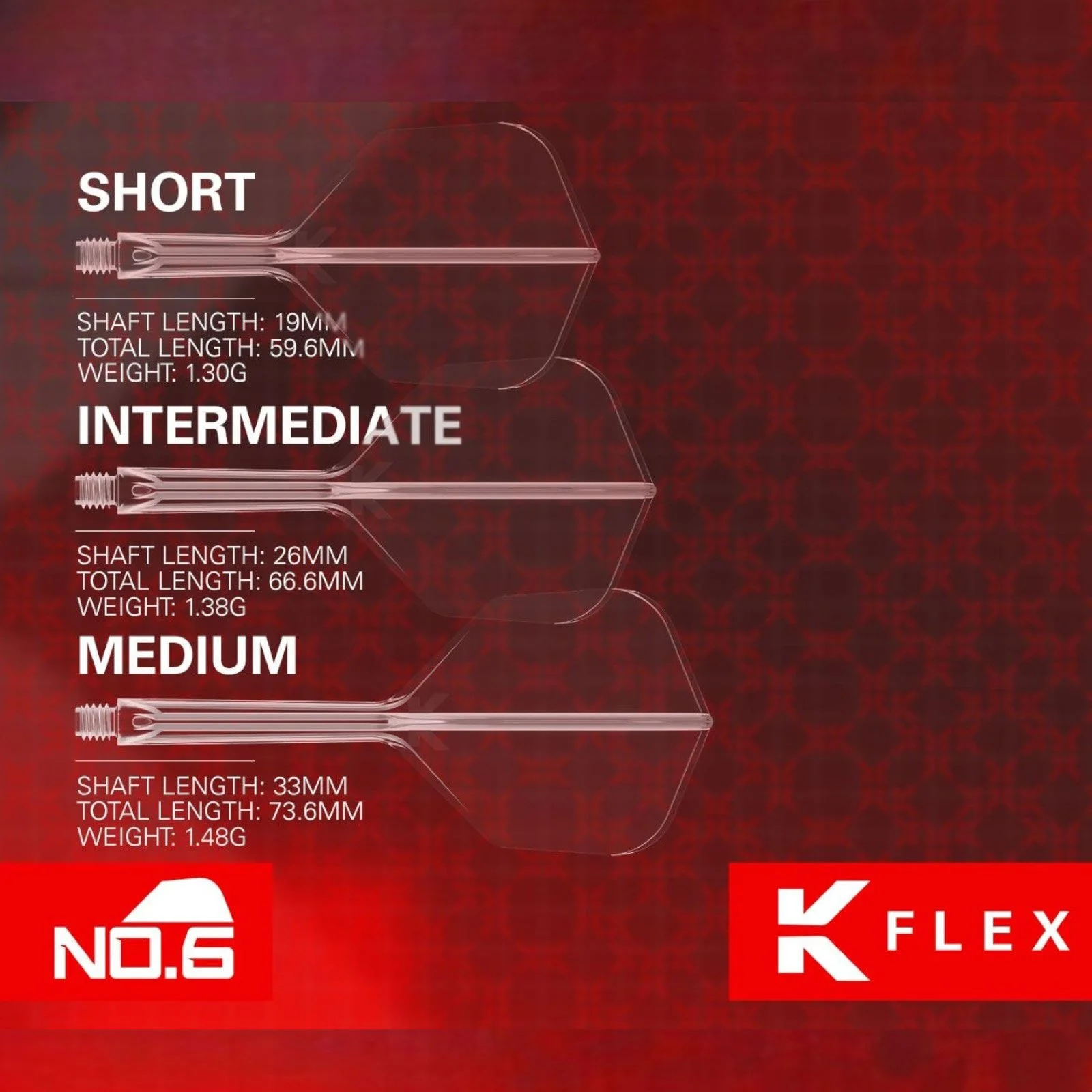 Target Darts K-Flex No.6 Lightweight Flights - Image 5