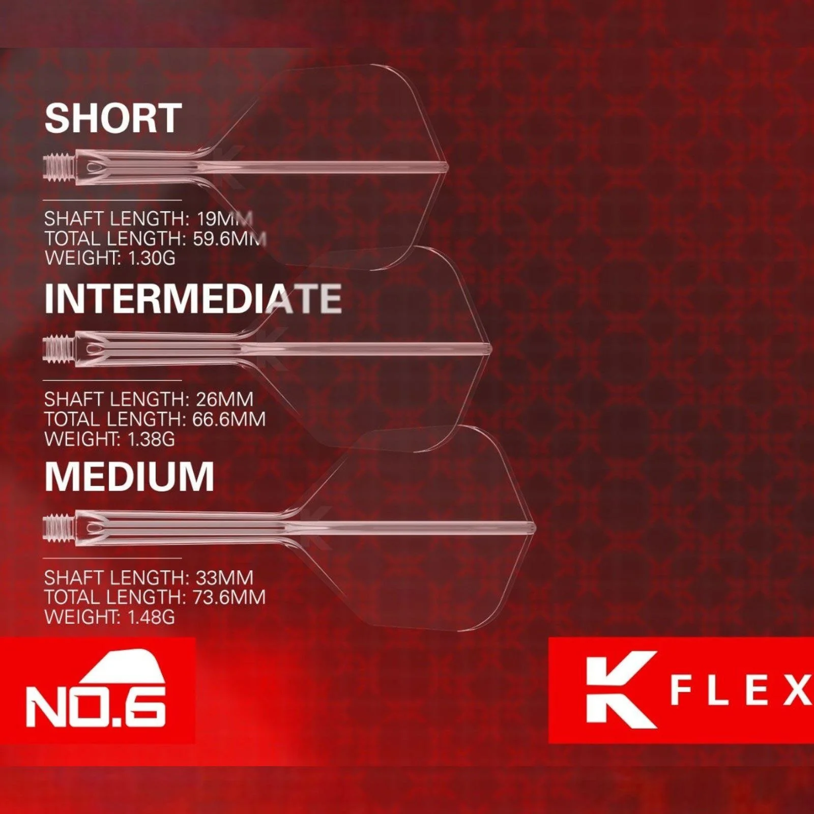 Target Darts K-Flex No.6 High-Performance Neon Flights - Image 5