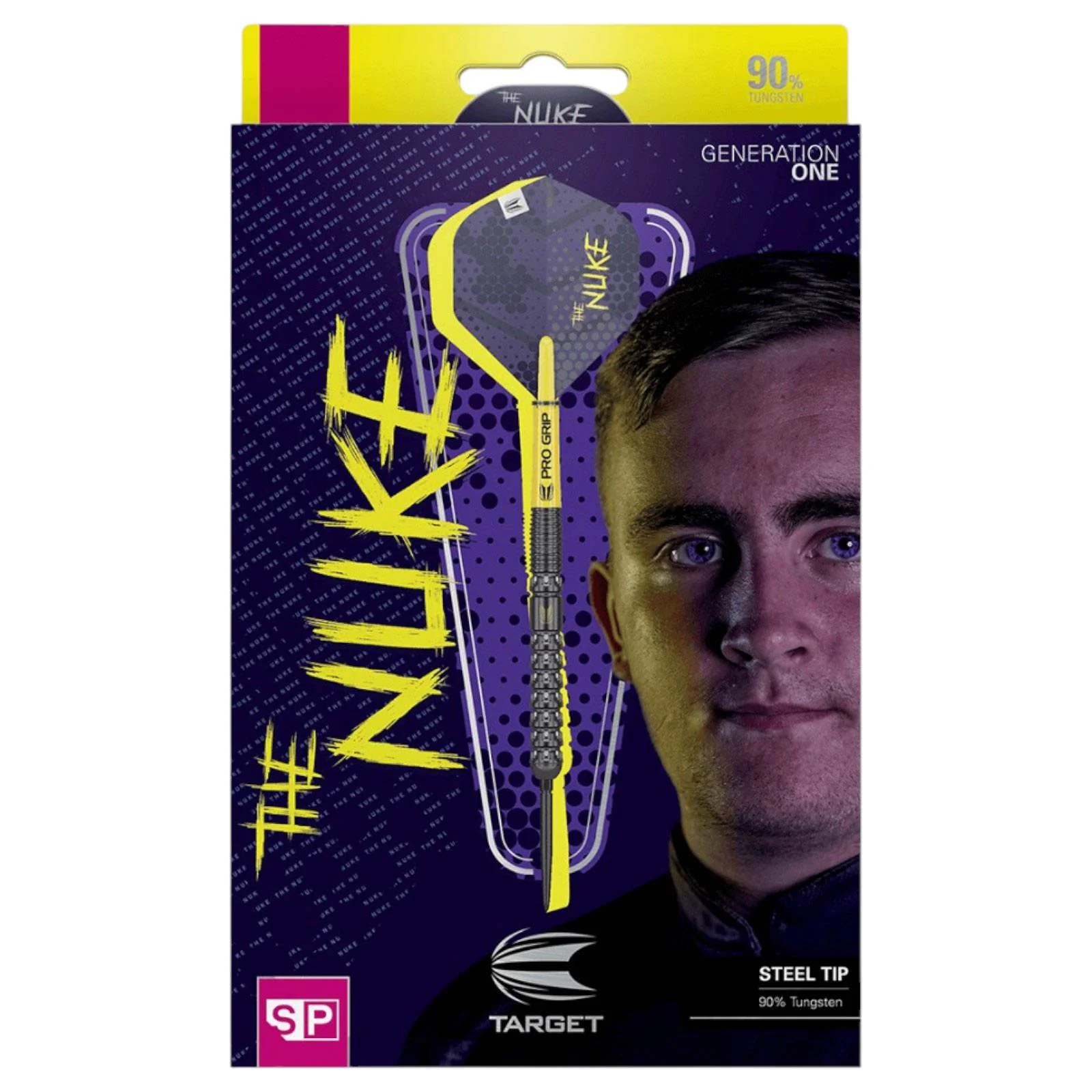 Target Darts Luke Littler 'The Nuke' Generation 1 90% Tungsten 23g Dart Set - Image 4
