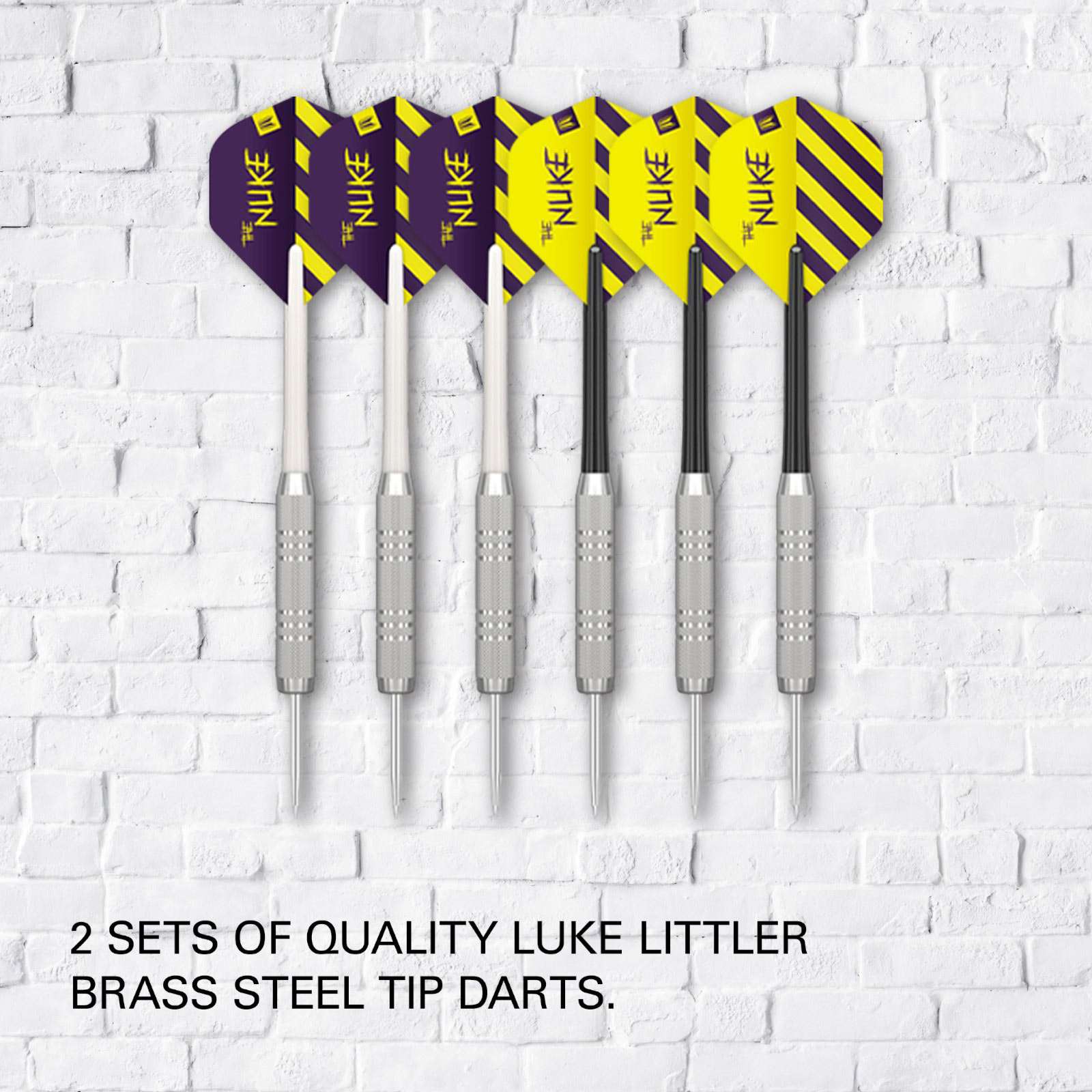 Target Darts Luke Littler 'The Nuke' Dartboard Set - Image 7