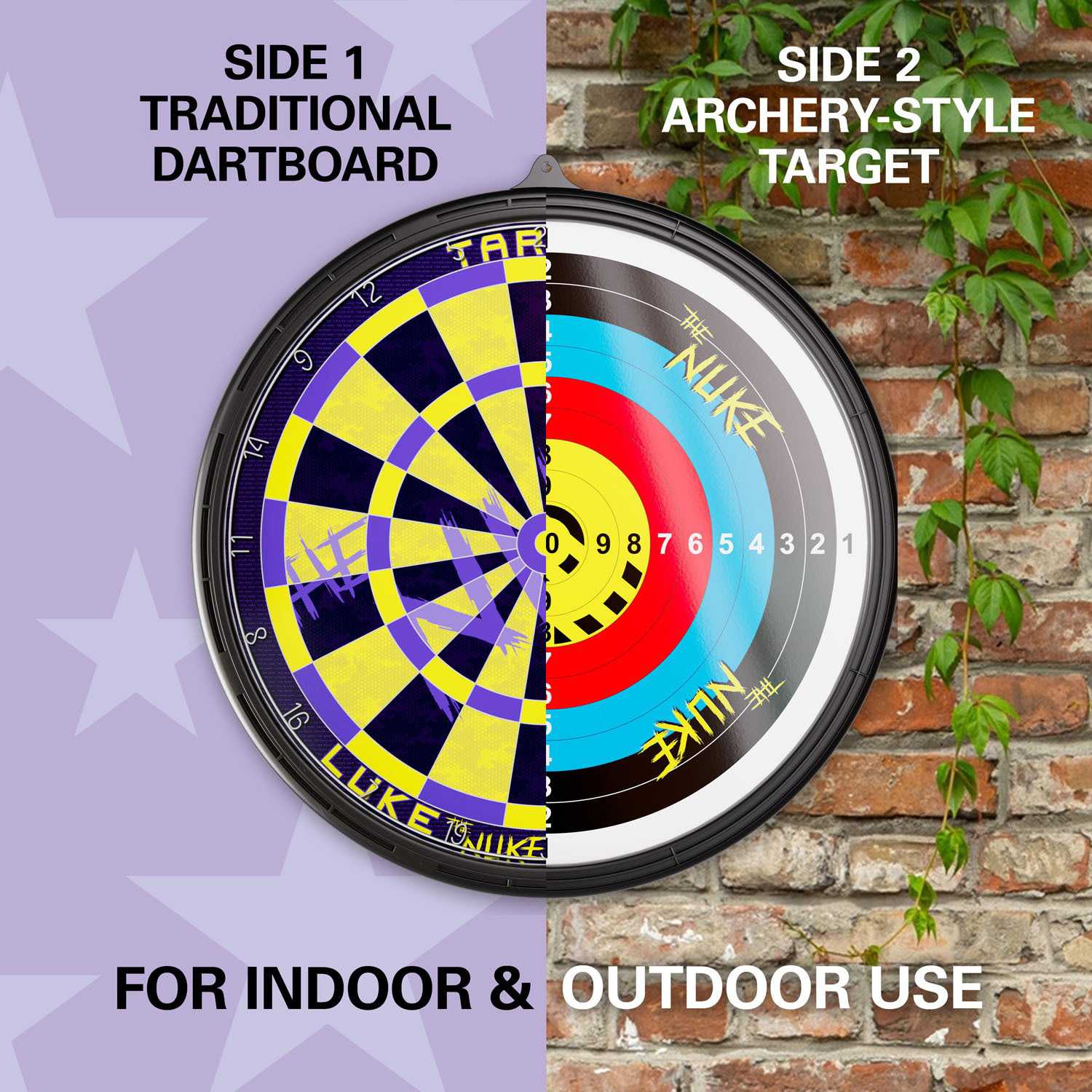 Target Luke Littler Kids Double-Sided Magnetic Dartboard - Image 3