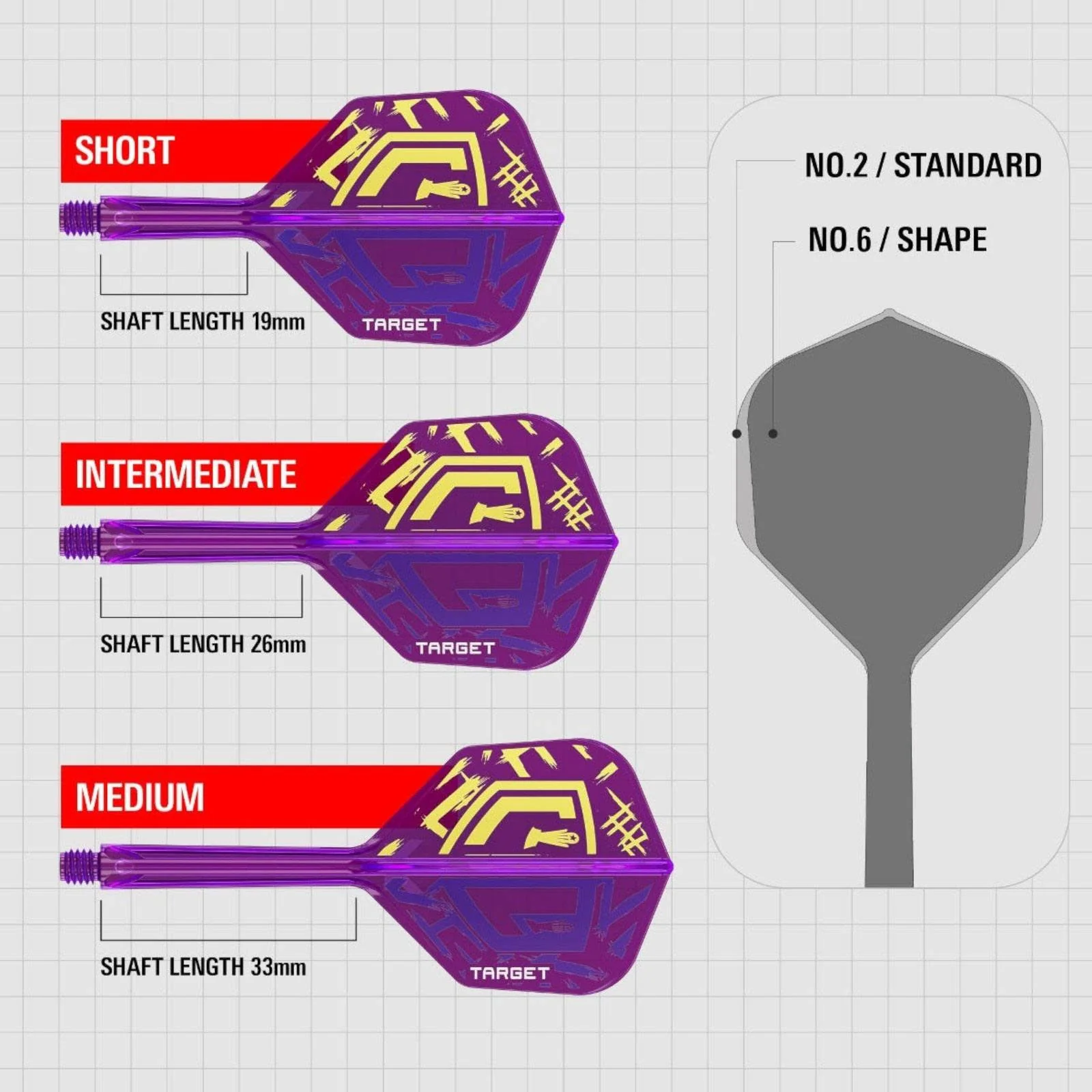 Target Darts Luke Littler The Nuke World K-Flex Flights 26mm - Image 4