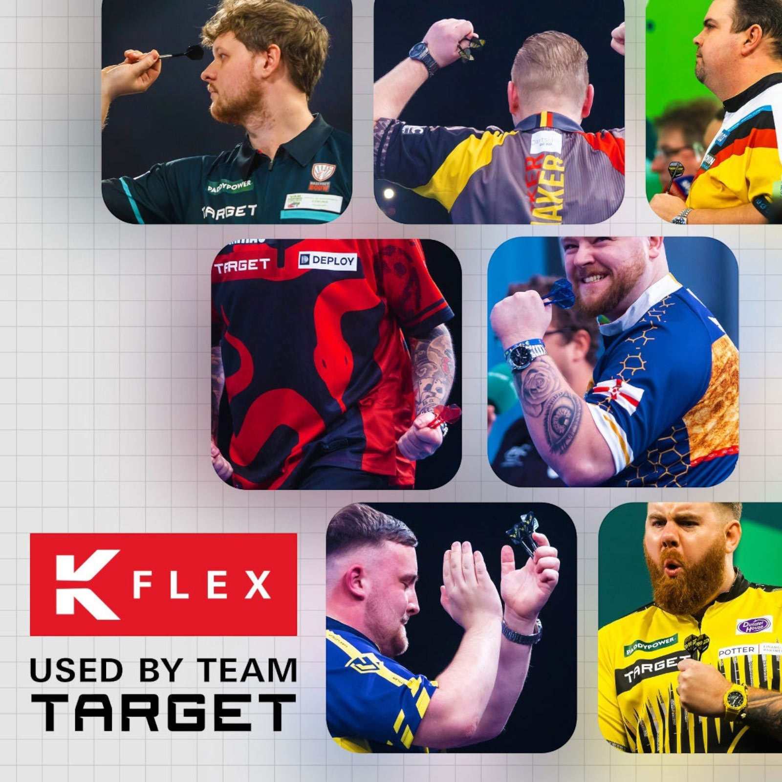 Target Darts Luke Littler The Nuke World K-Flex Flights 26mm - Image 6