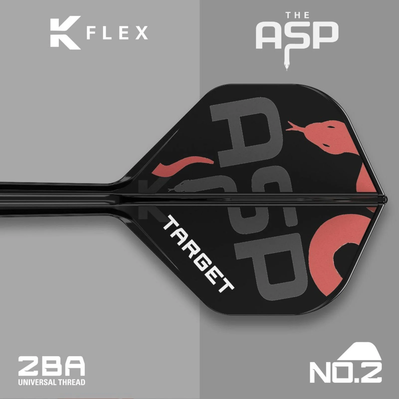 Target Darts Nathan Aspinall 'The Asp' K-Flex No.2 Flights - Image 2