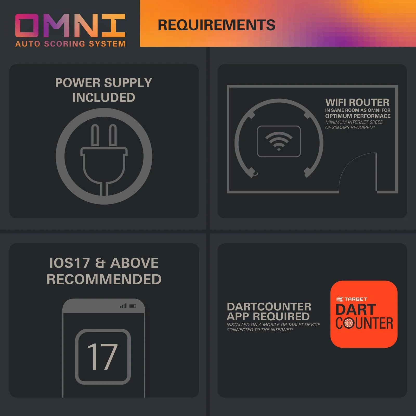 Target Darts Omni Auto Scoring System Dartboard Light Ring - Image 8