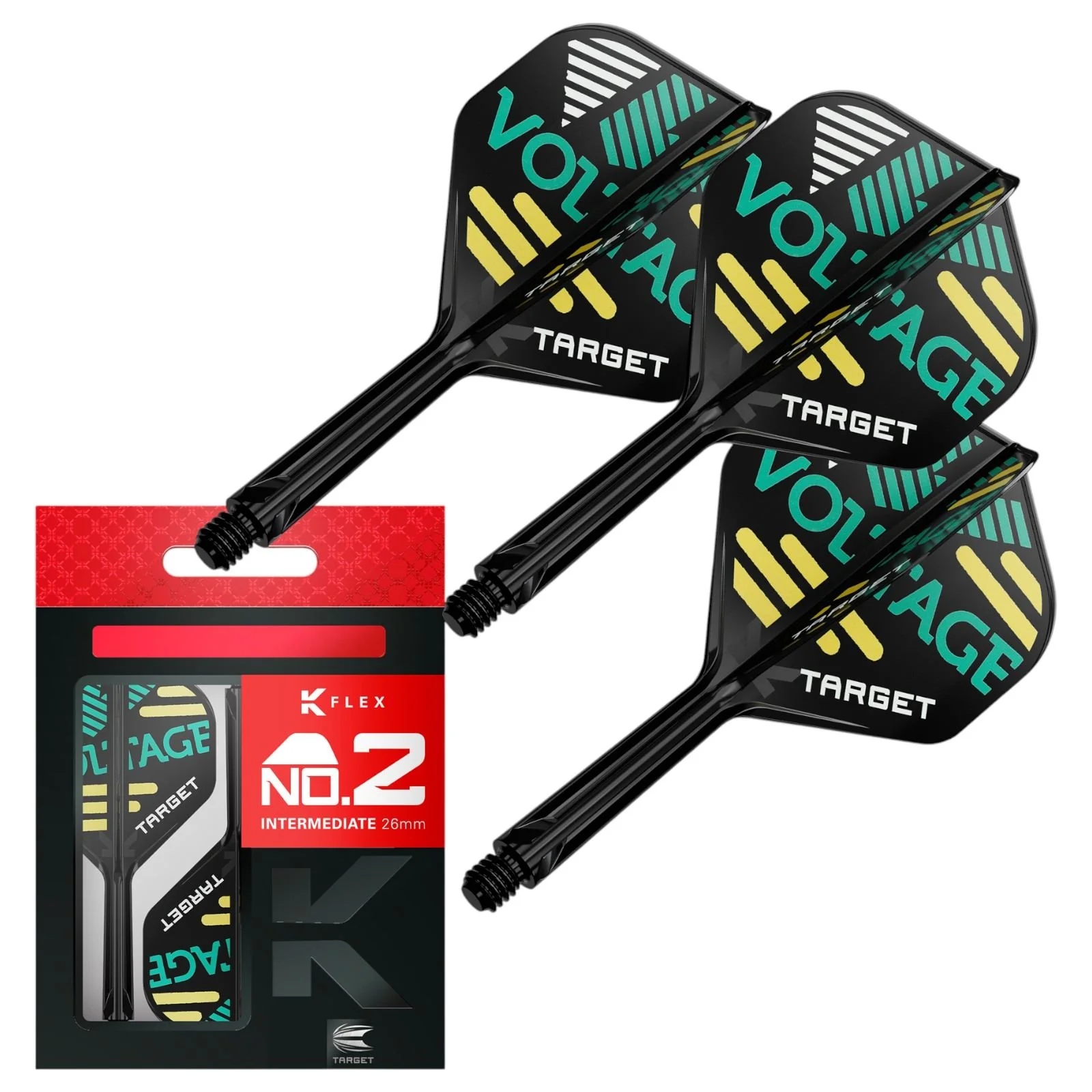 Target Darts Rob Cross The Voltage K-Flex No.2 Flights 26mm