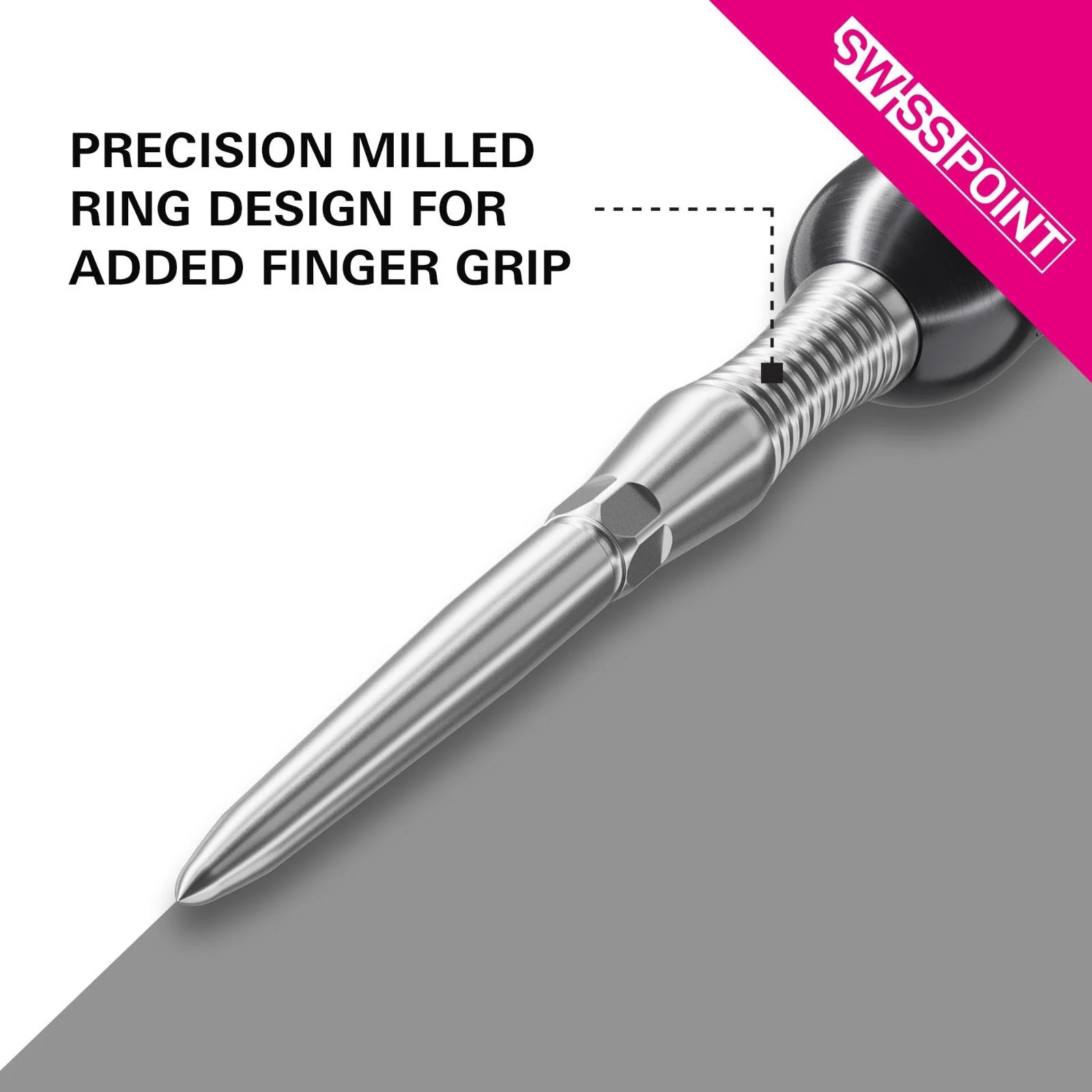 Target Signature Swiss RST Silver Dart Points - 30mm - Image 3