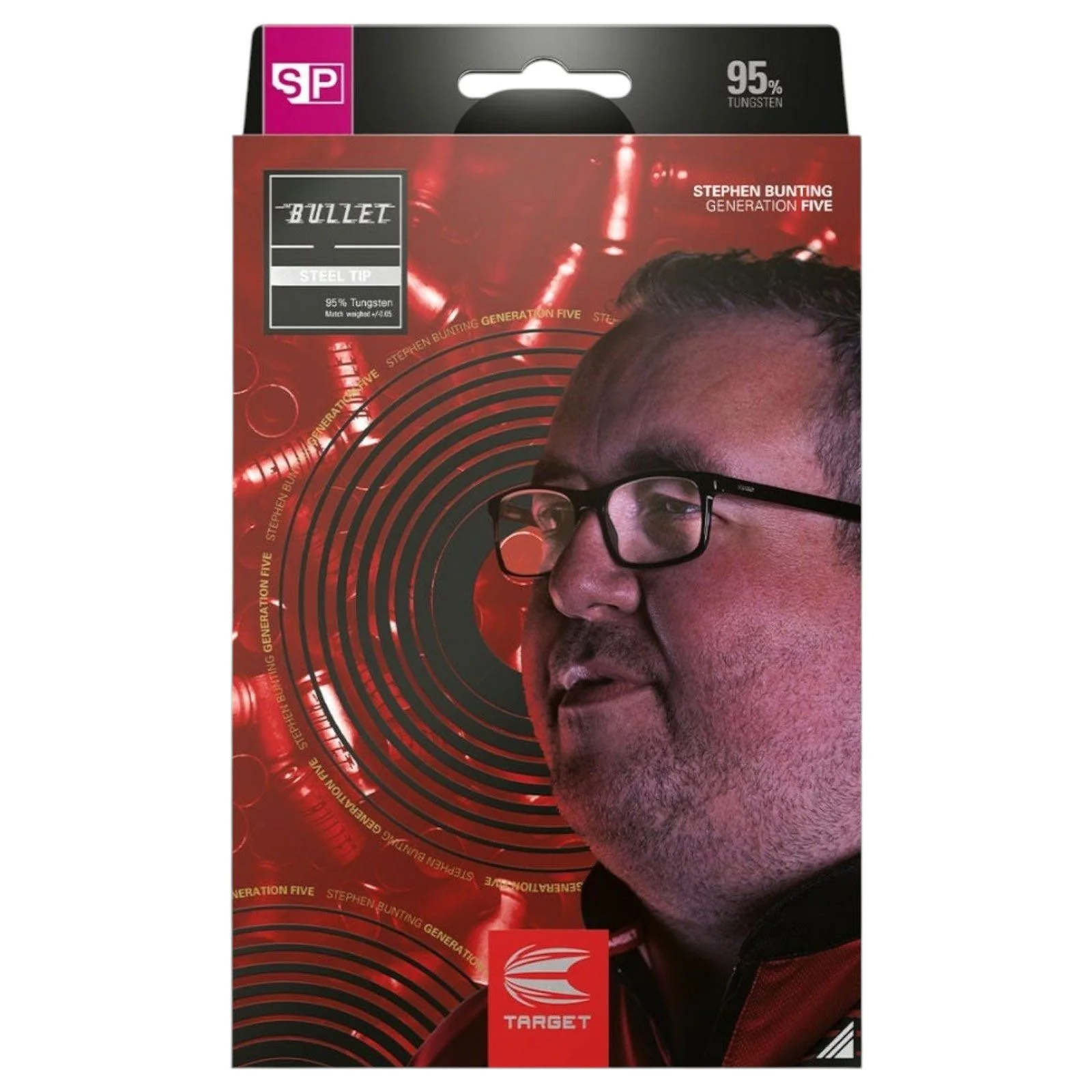 Target Darts Stephen Bunting 'The Bullet' G5 95% Tungsten 23g Dart Set - Image 4