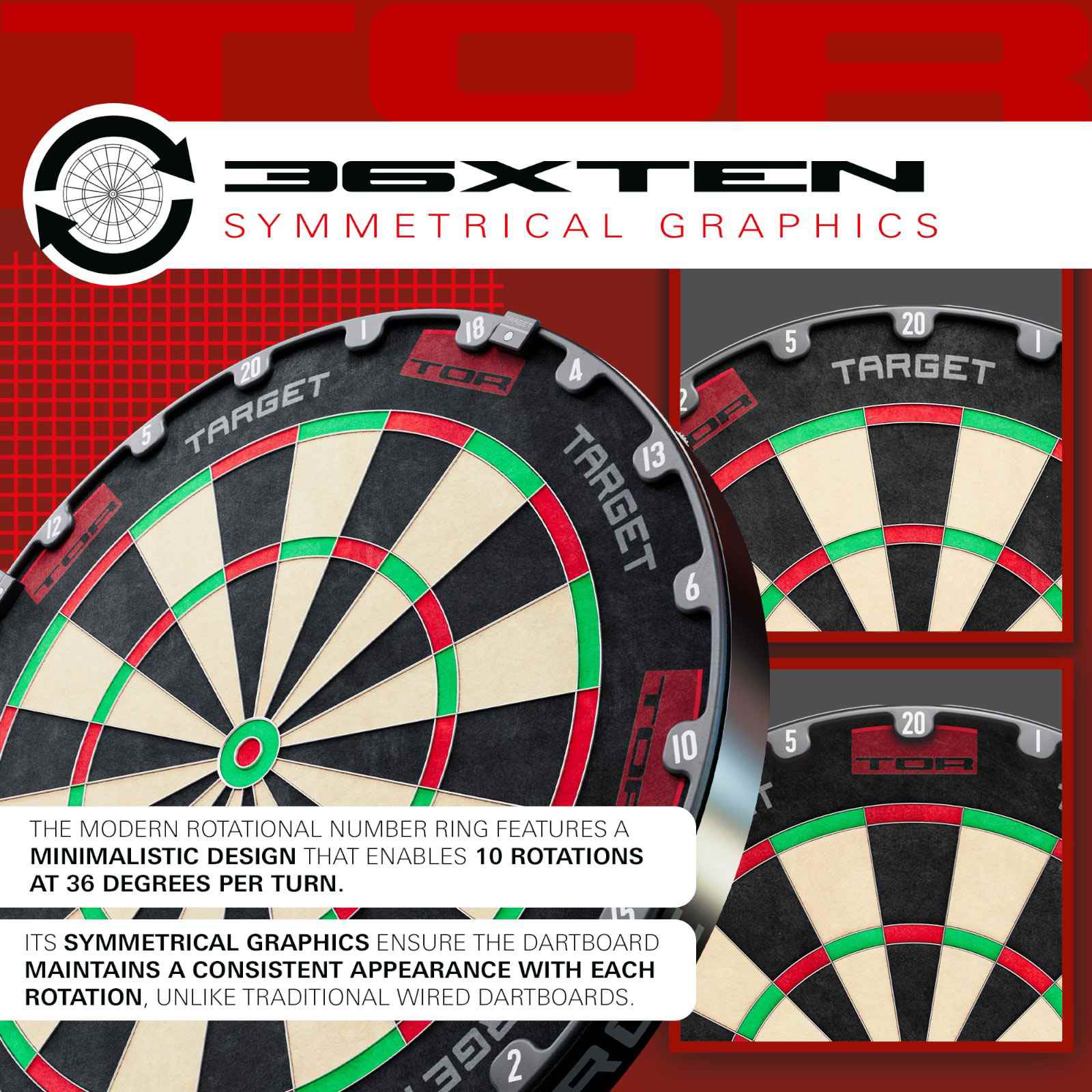 Target Darts WDF Approved TOR Dartboard - Image 4