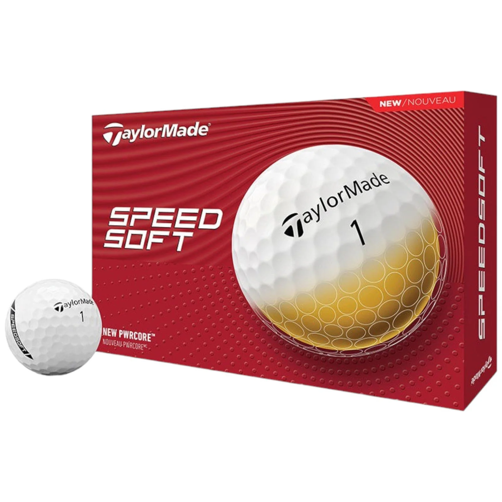 Taylormade Speedsoft 2024 Golf Ball White - Dozen - Image 3
