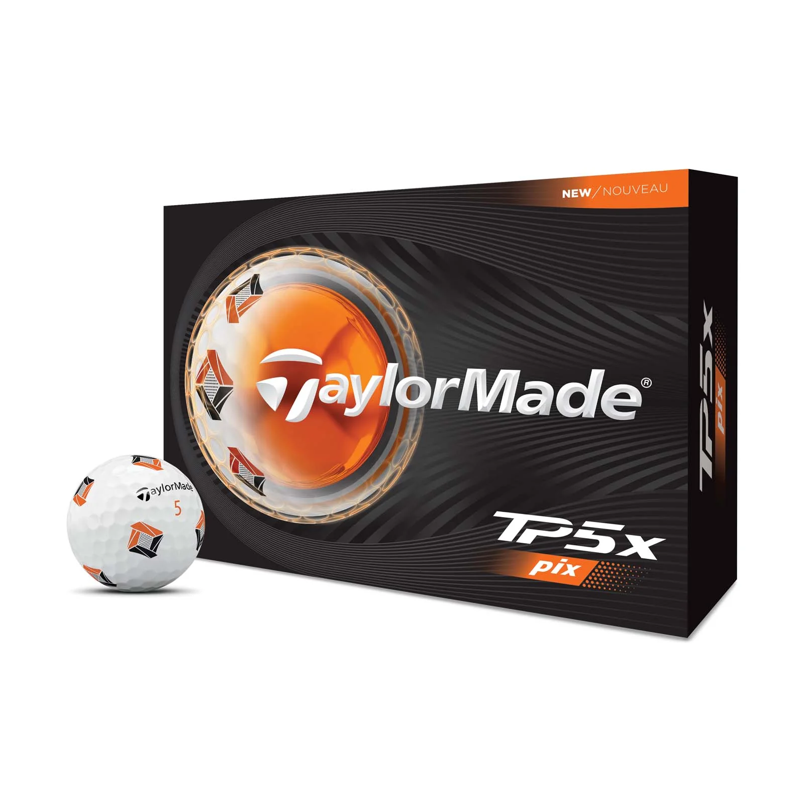 Taylormade TP5X Pix 3.0 2026 White Golf Balls - Image 6