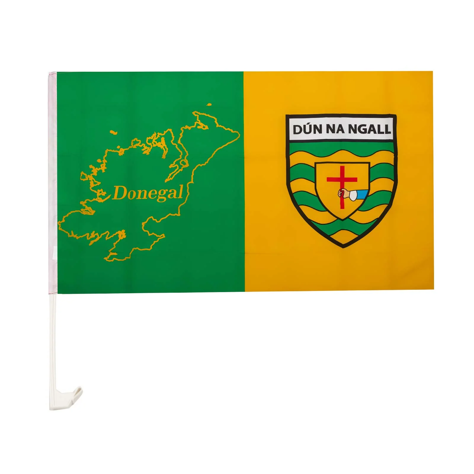 TCF Donegal GAA Car Flag