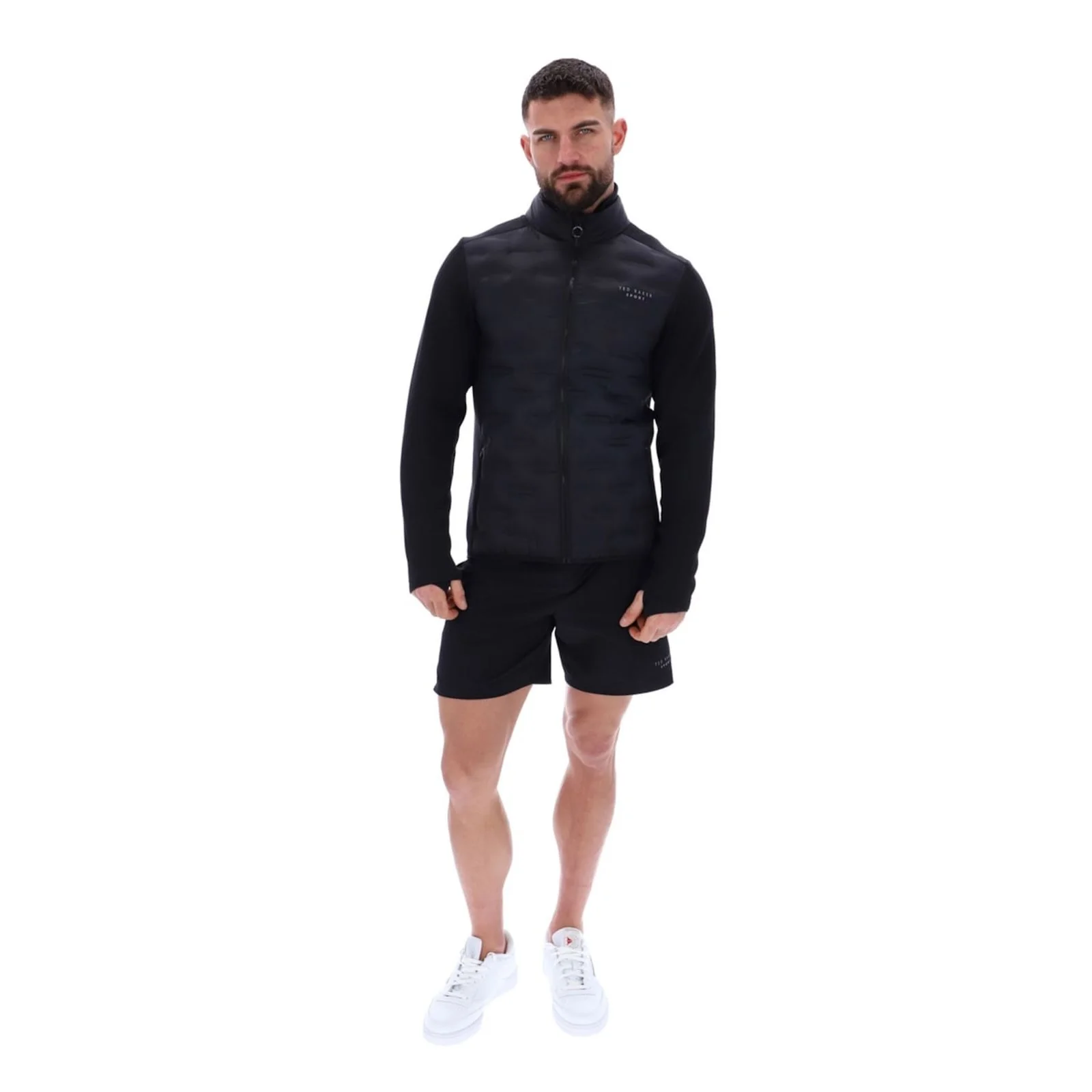 Ted Baker Sport Mens CONNOR Training Quilted Insulated Jacket Black - Image 3