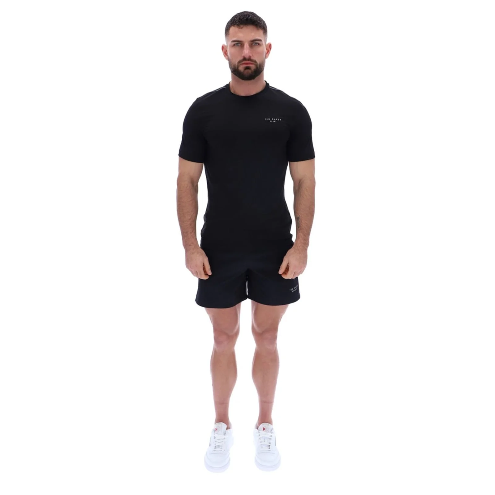 Ted Baker Sport Mens SAM Aeroflow Running T-Shirt Black - Image 3