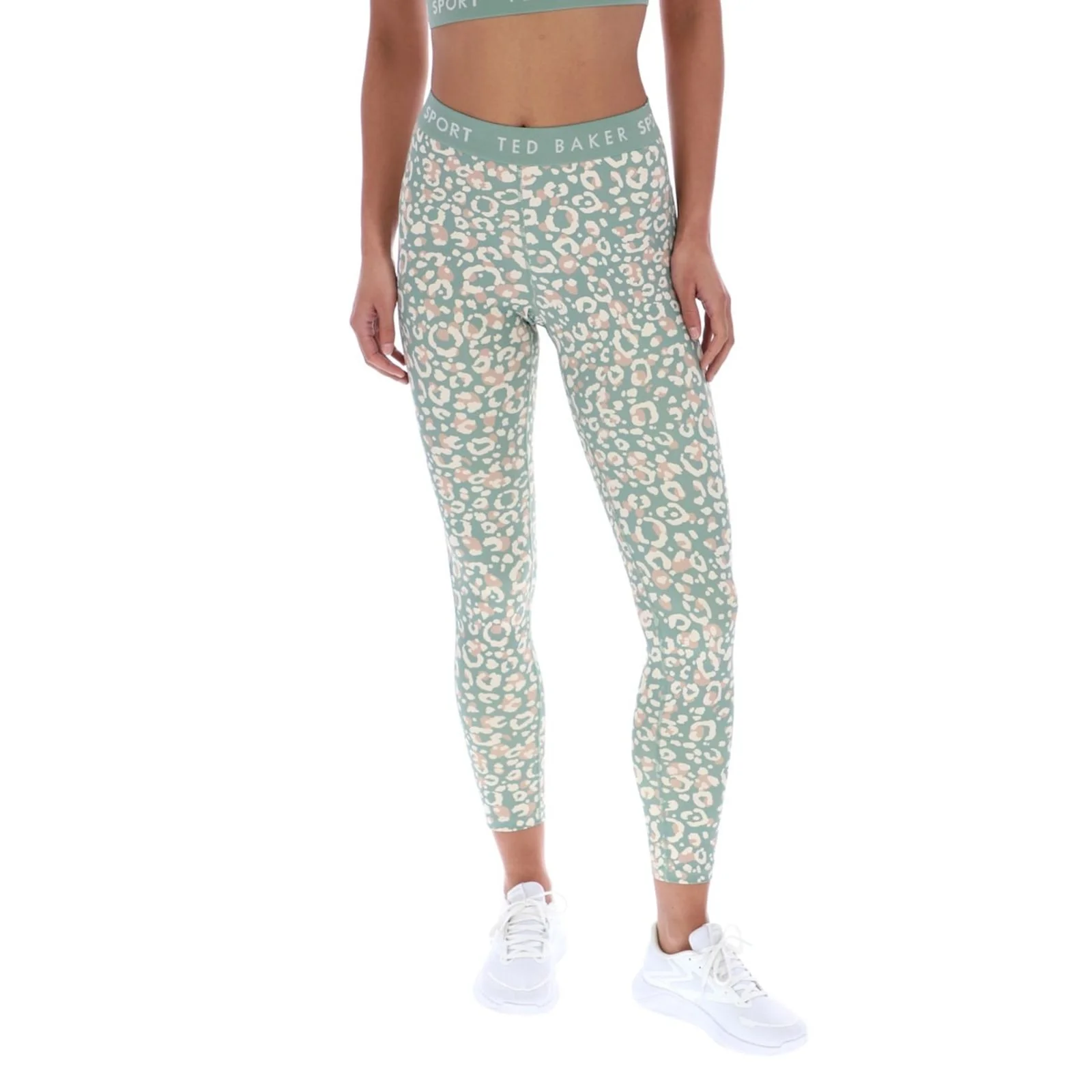 Ted Baker Sport Womens APPLE Essentials Printed Leggings Light Green