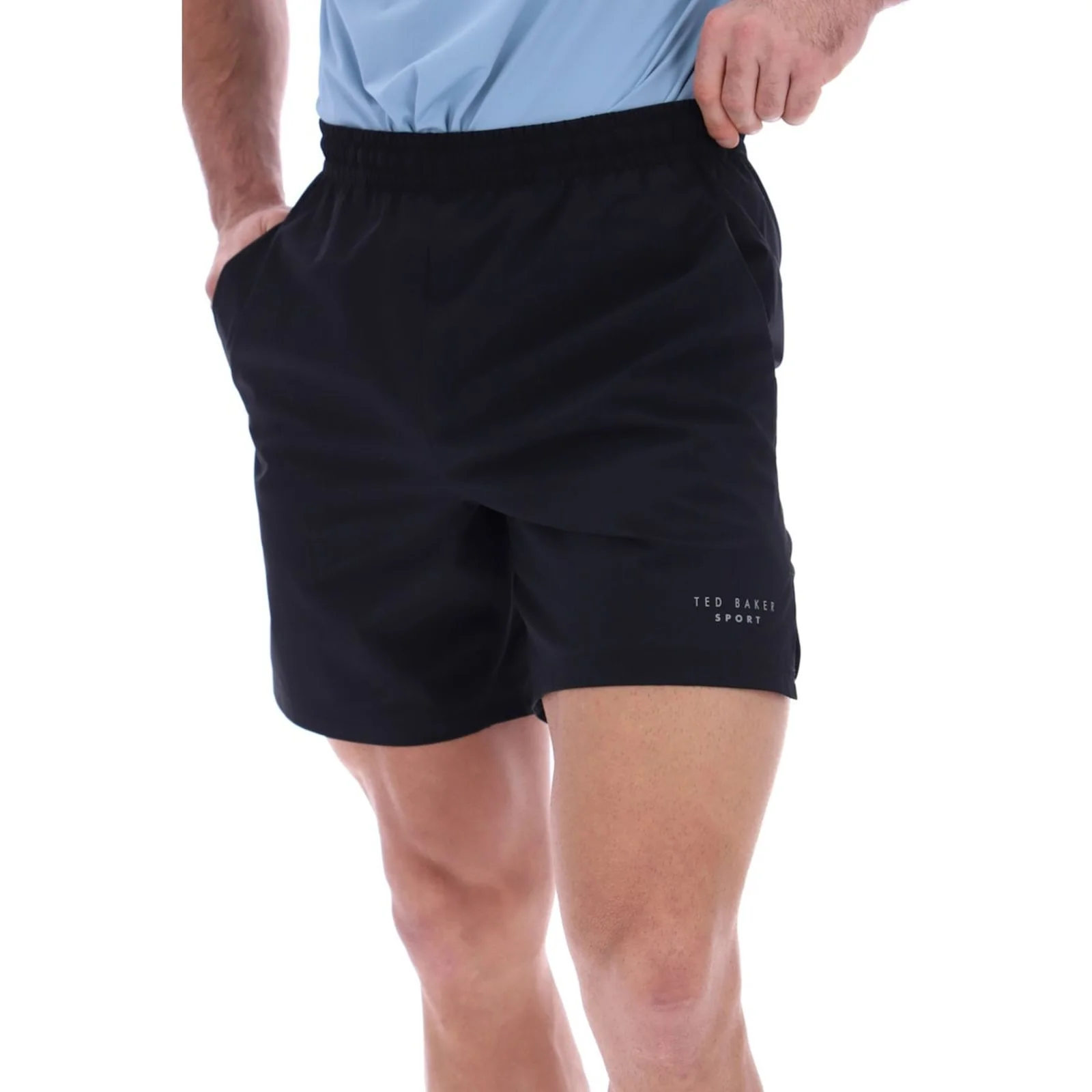 Ted Baker Sport Womens STANLEY Lightweight 7" Woven Training Shorts Black - Image 4