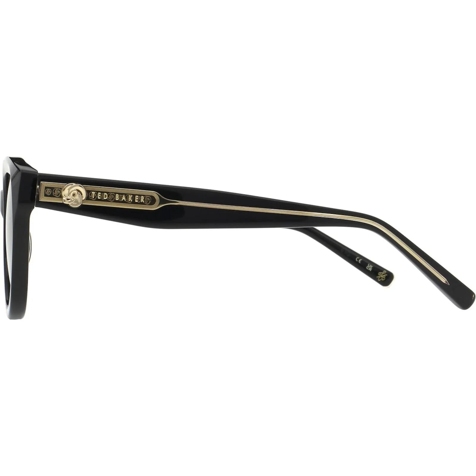 Ted Baker Unisex Dalah Sunglasses Black - Image 3