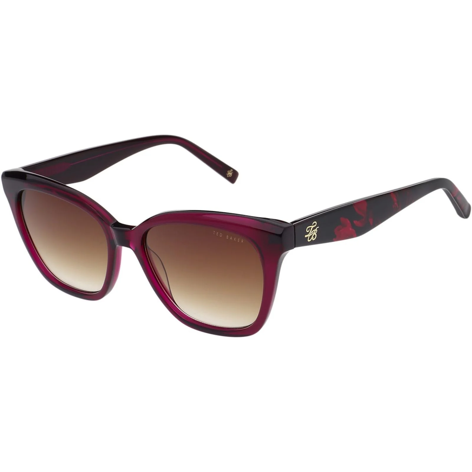 Ted Baker Unisex Lina Sunglasses Crystal Berry - Image 2
