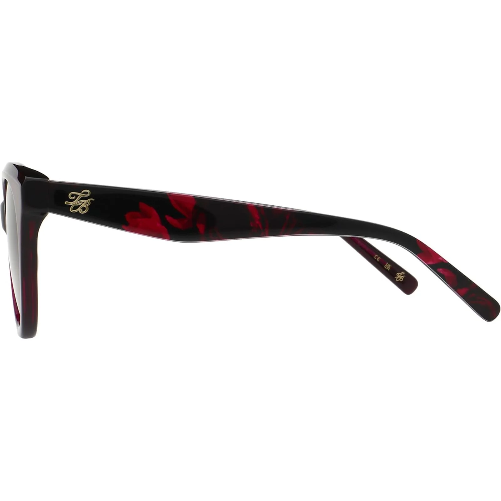 Ted Baker Unisex Maja Sunglasses Crystal Berry - Image 3
