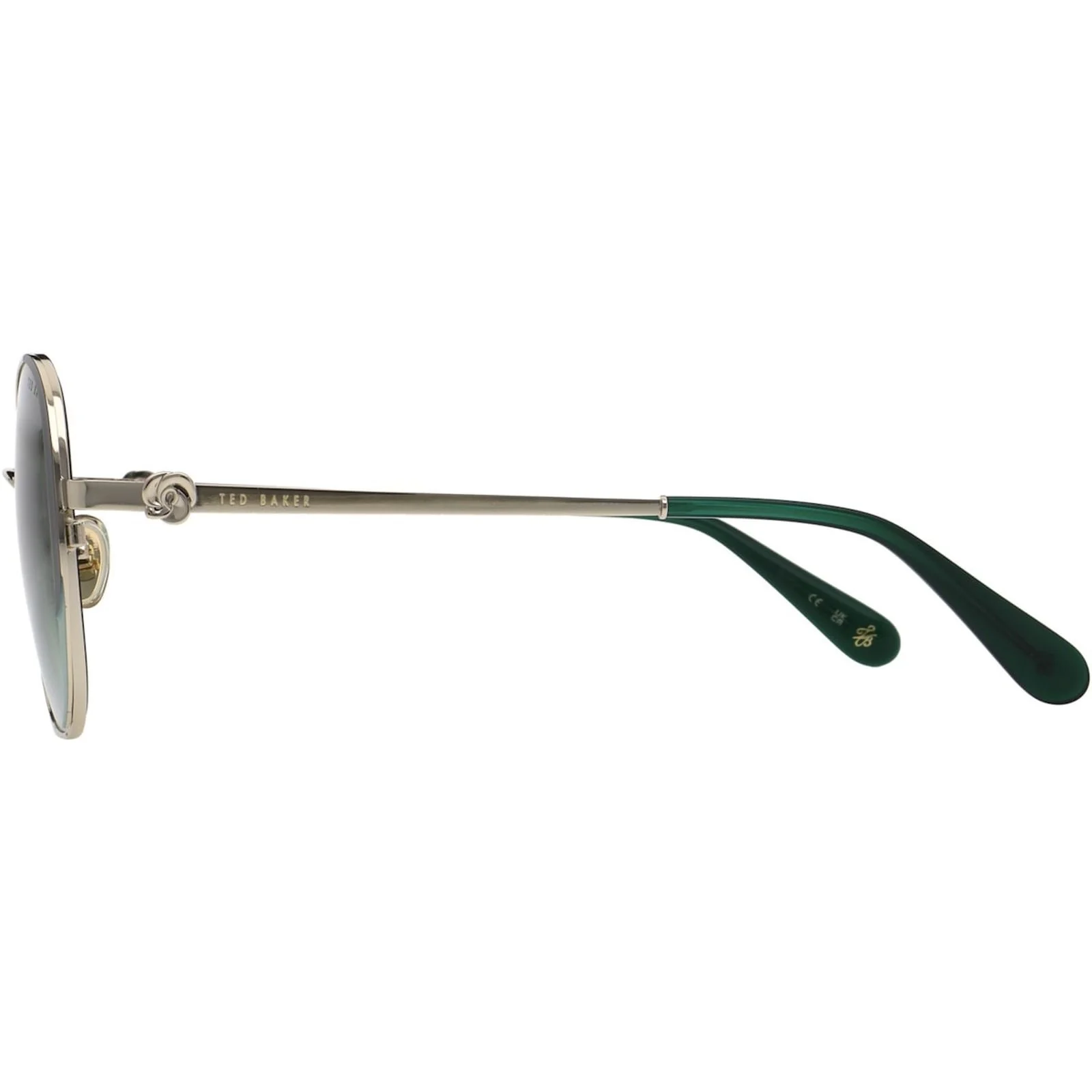 Ted Baker Unisex Zarah Sunglasses Shiny Lt Gold - Image 3
