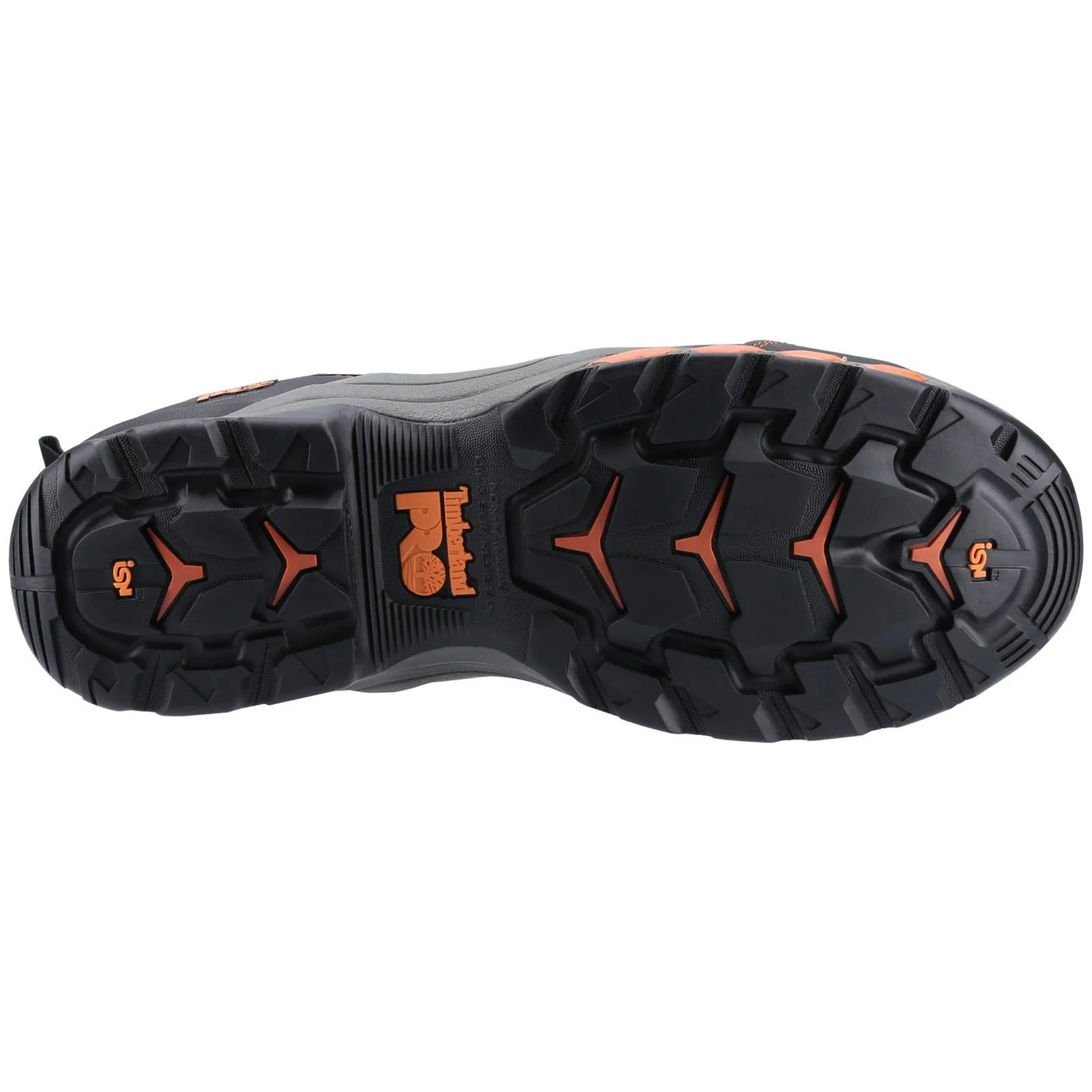 Timberland Pro Mens Hypercharge Composite Safety Toe Work Boot Black/Orange - Image 2