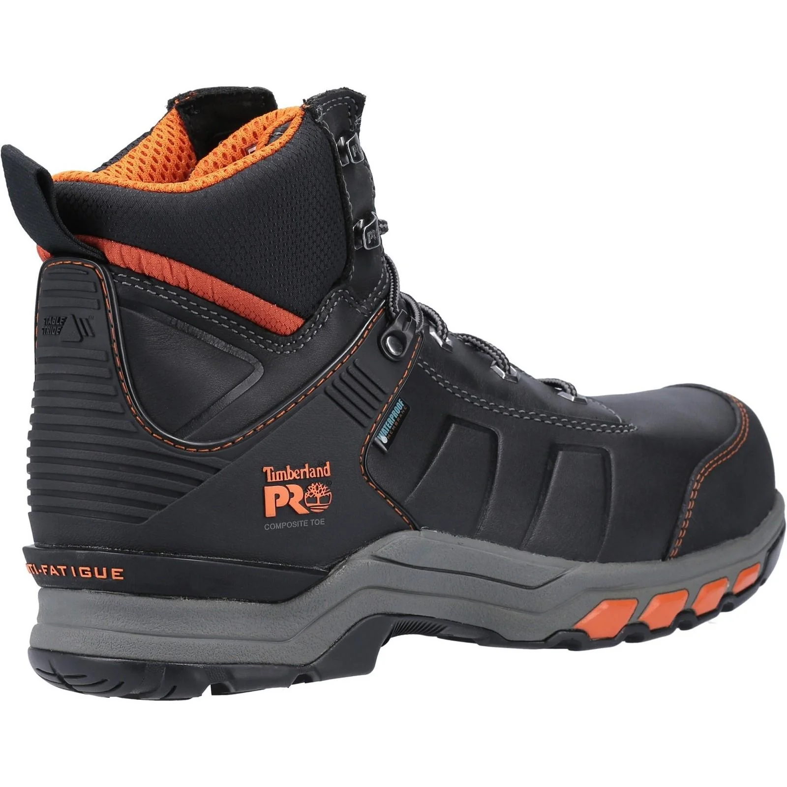 Timberland Pro Mens Hypercharge Composite Safety Toe Work Boot Black/Orange - Image 3