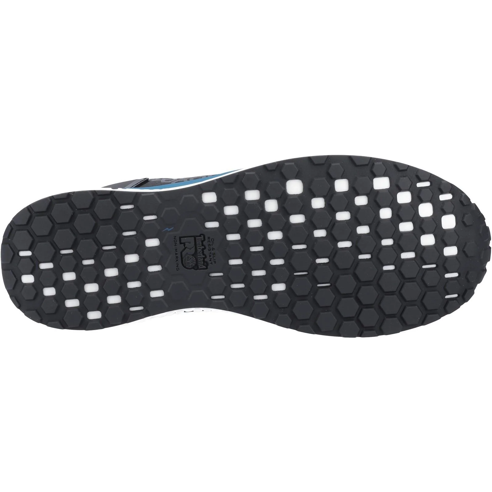 Timberland Pro Mens Reaxion Composite Safety Trainer Black/Blue - Image 2