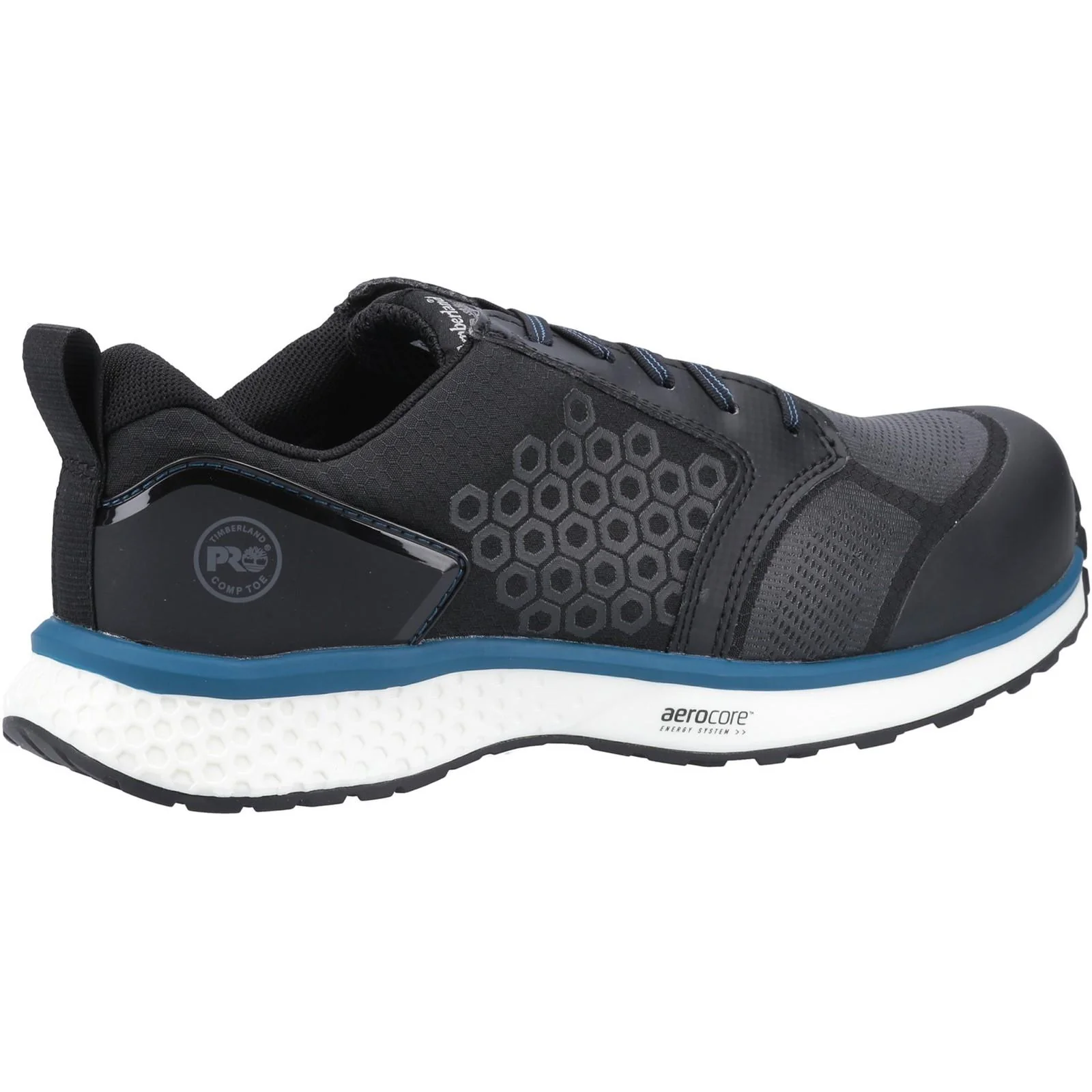 Timberland Pro Mens Reaxion Composite Safety Trainer Black/Blue - Image 3