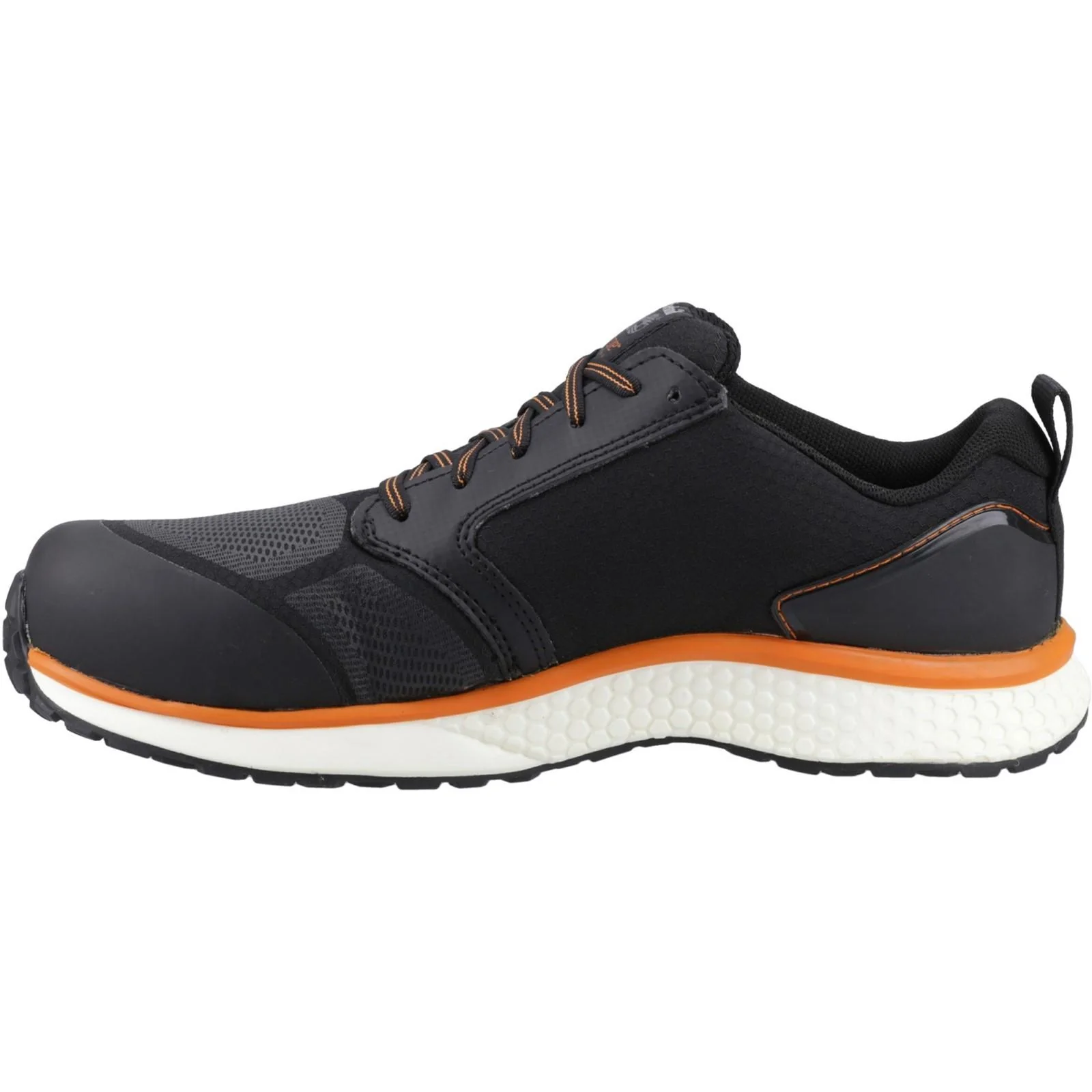 Timberland Pro Mens Reaxion Composite Safety Trainer Black/Orange - Image 2