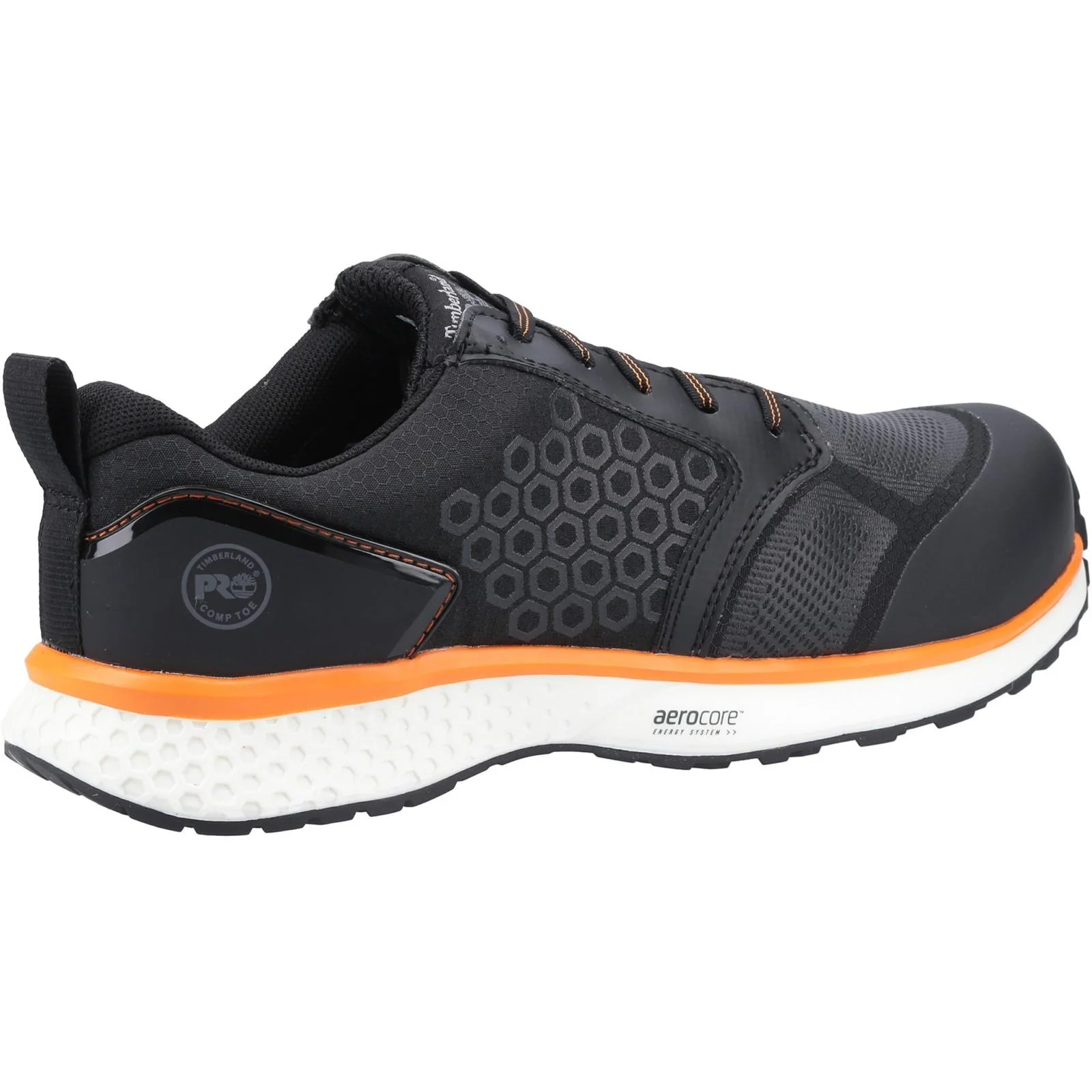 Timberland Pro Mens Reaxion Composite Safety Trainer Black/Orange - Image 4