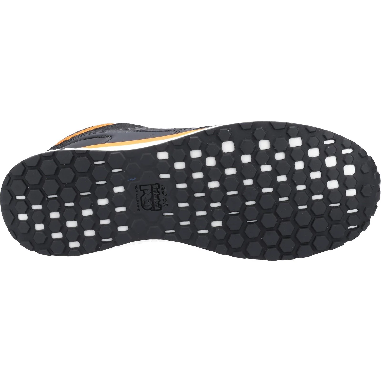 Timberland Pro Mens Reaxion Mid Composite Safety Boot Black/Orange - Image 2