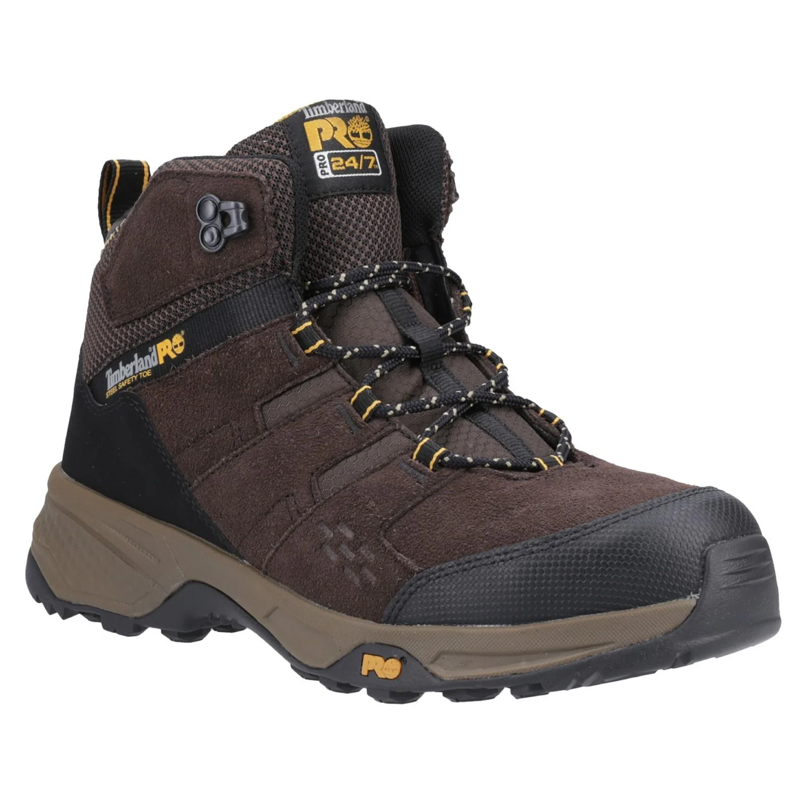Timberland Pro Mens Switchback Safety Boot Dark Brown - Image 4