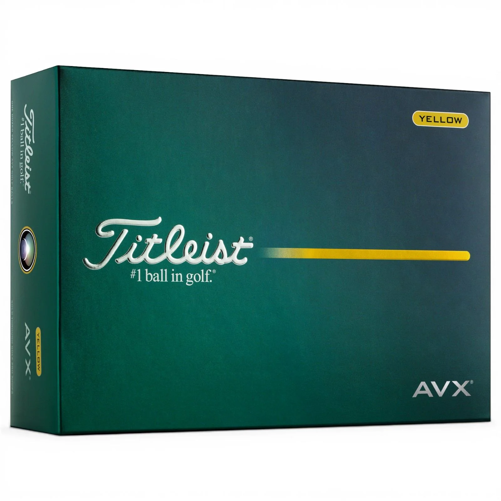 Titleist AVX 2026 Dozen Yellow Golf Balls
