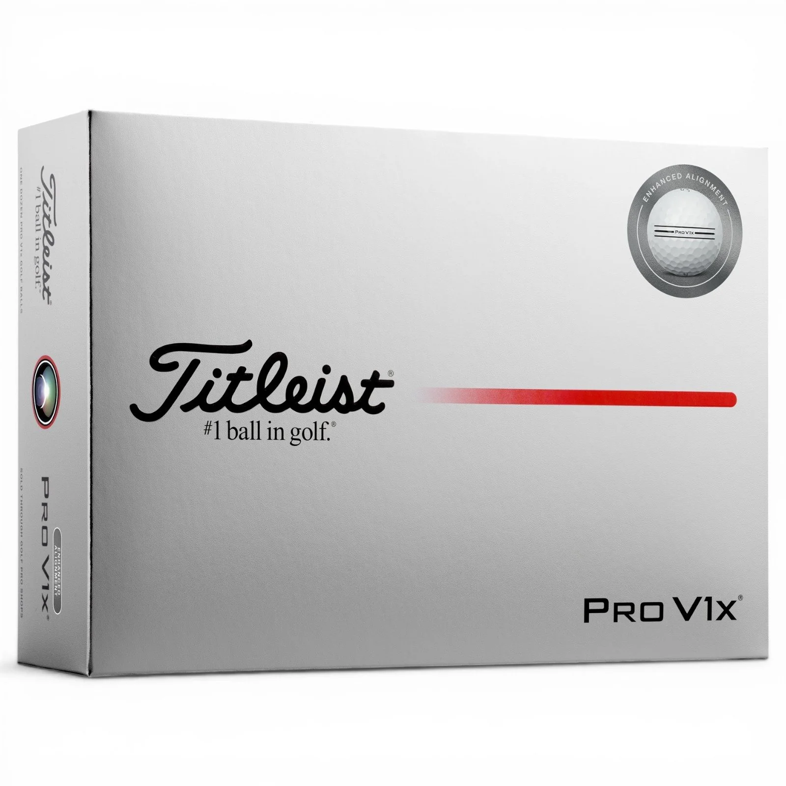 Titleist Pro V1X AIM Enhanced Dozen White Golf Balls