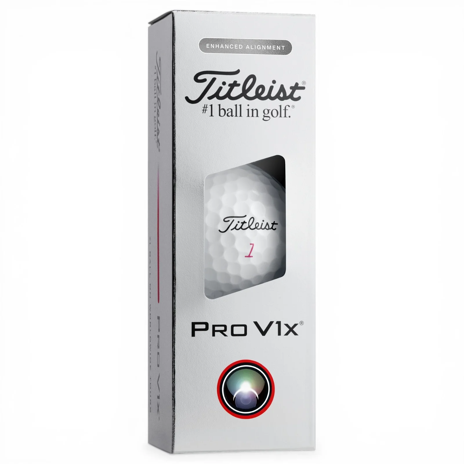 Titleist Pro V1X AIM Enhanced Dozen White Golf Balls - Image 4