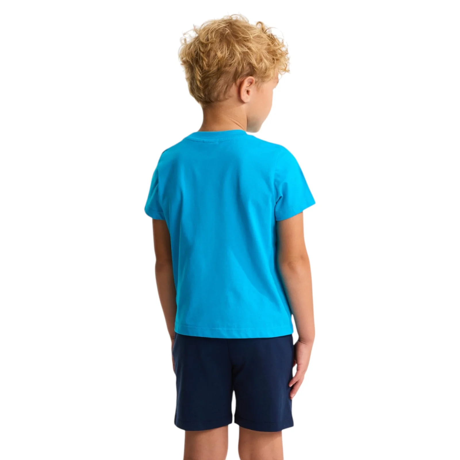 TNF Boys BOX NSE PLAY REG Short Set Blue - Image 2