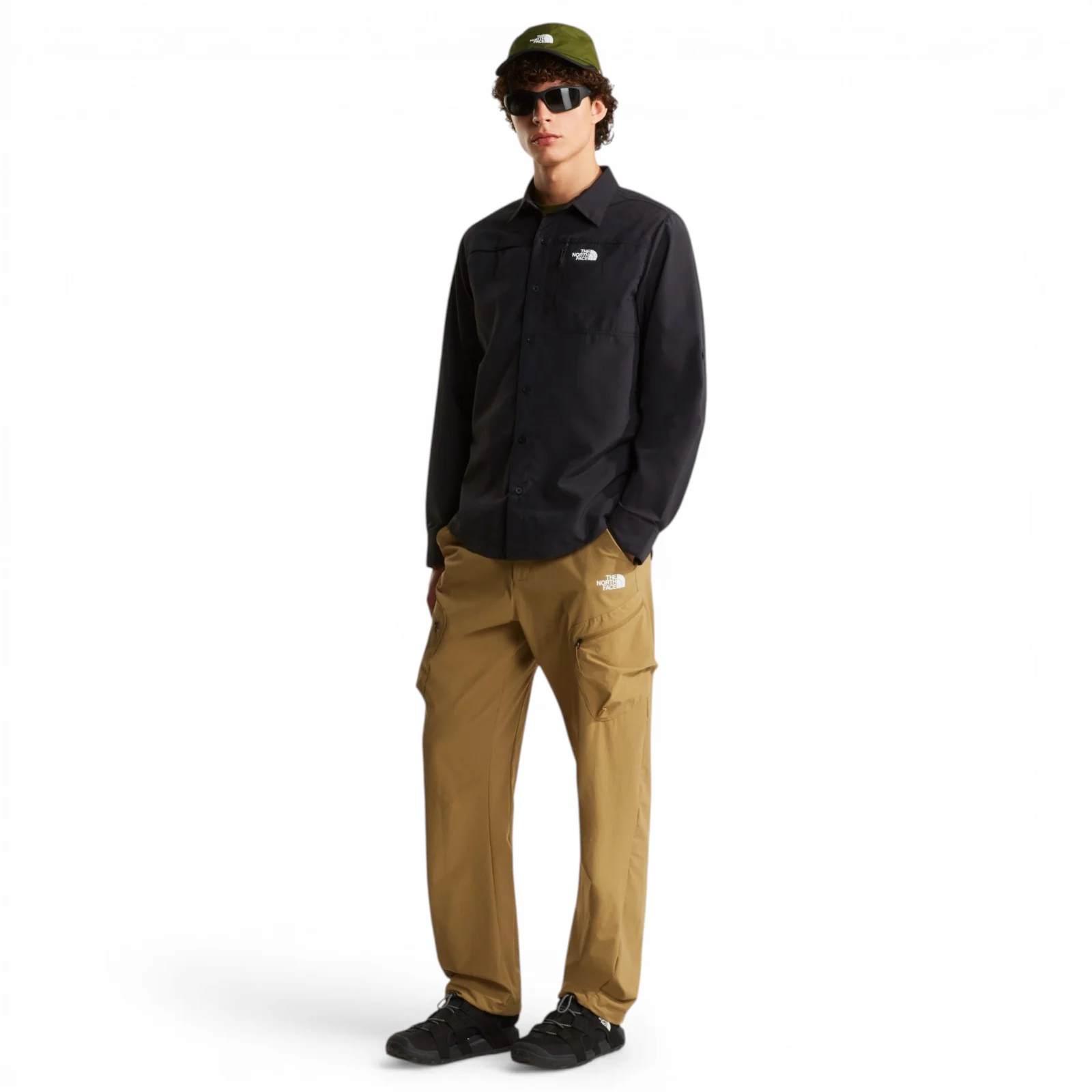 TNF Mens SEQUOIA LS Shirt Black - Image 5