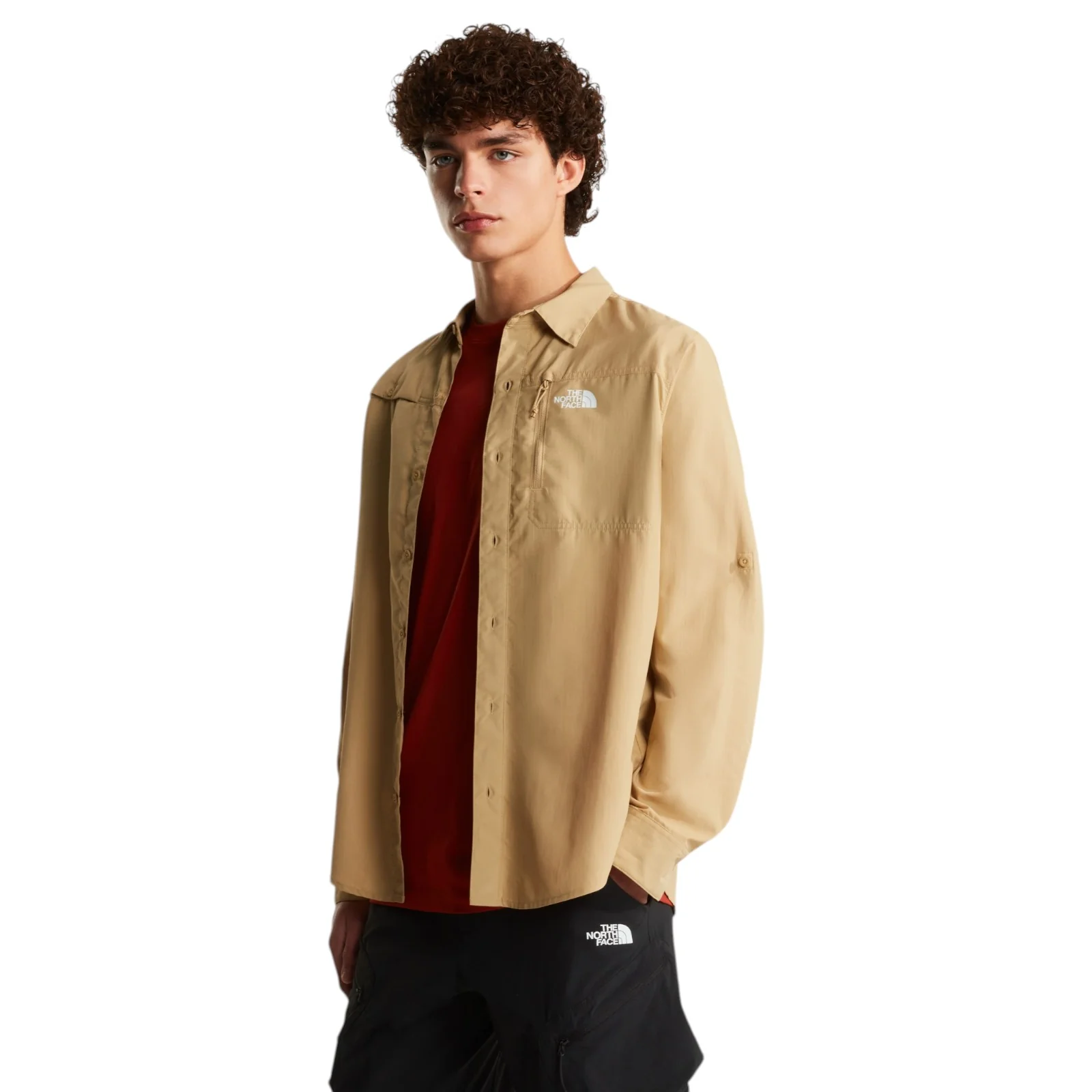 TNF Mens SEQUOIA LS Shirt Cream - Image 3