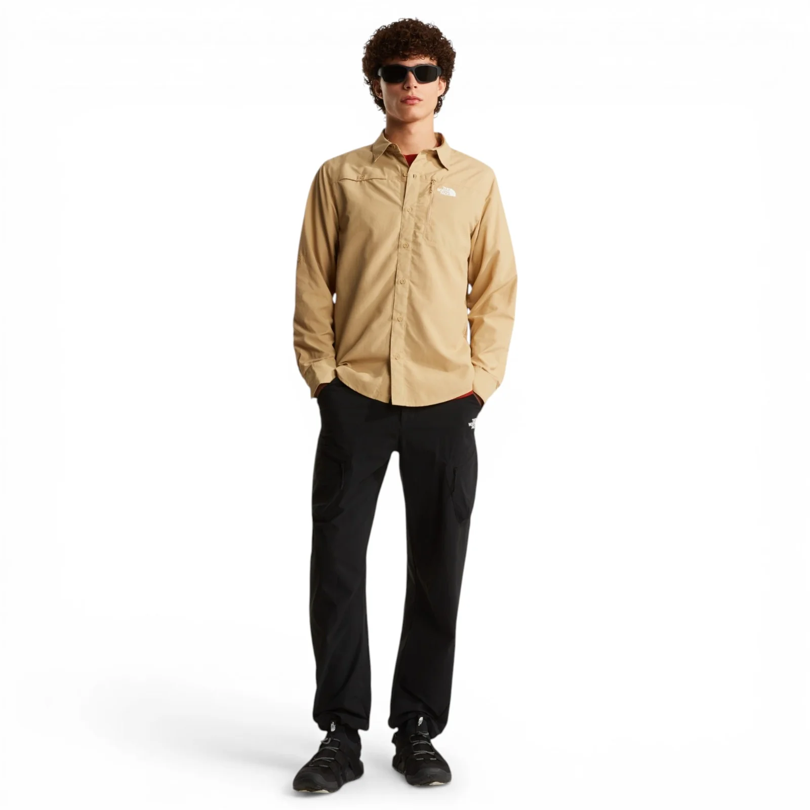 TNF Mens SEQUOIA LS Shirt Cream - Image 5