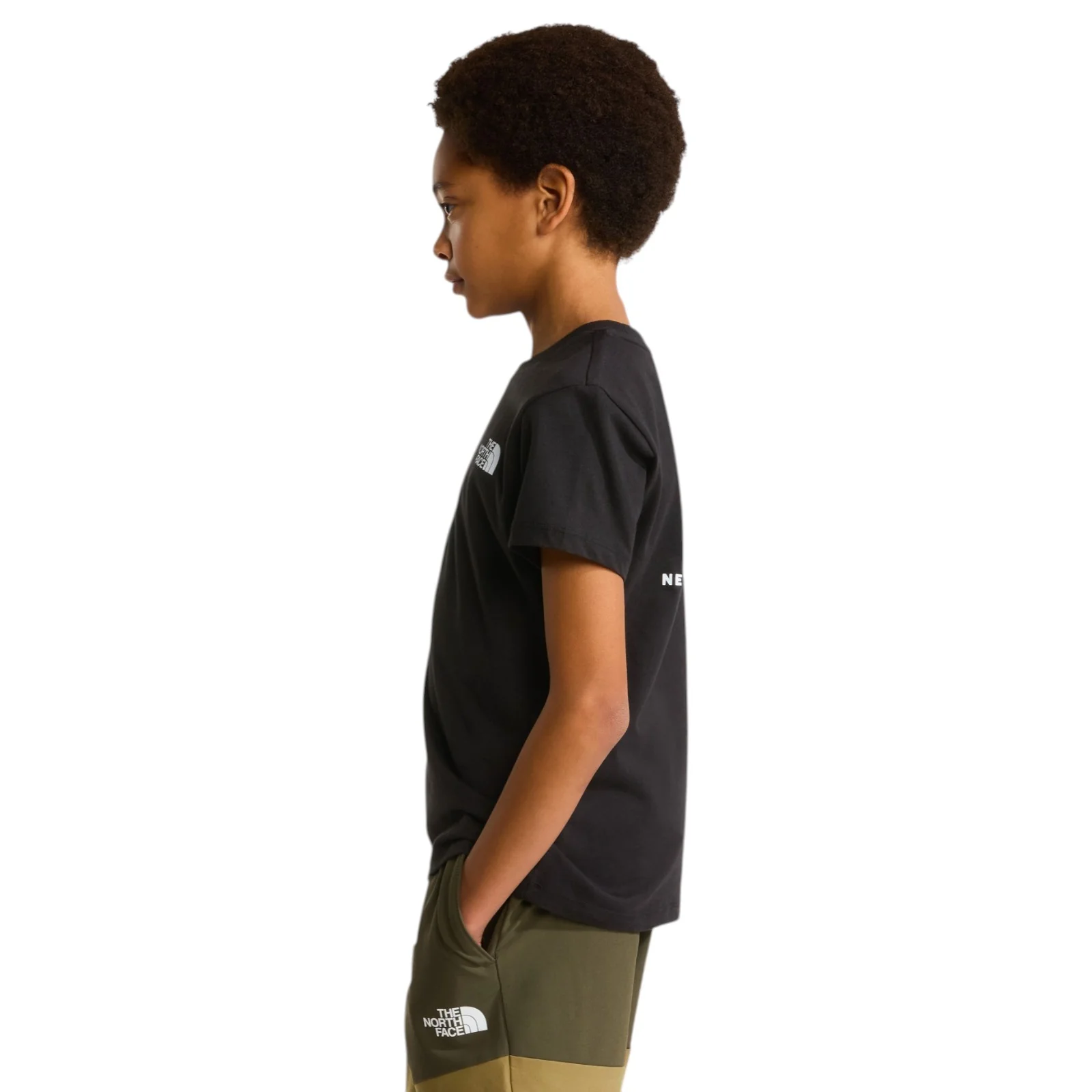 TNF TEEN Boys BOX NSE SS Tee Black - Image 3