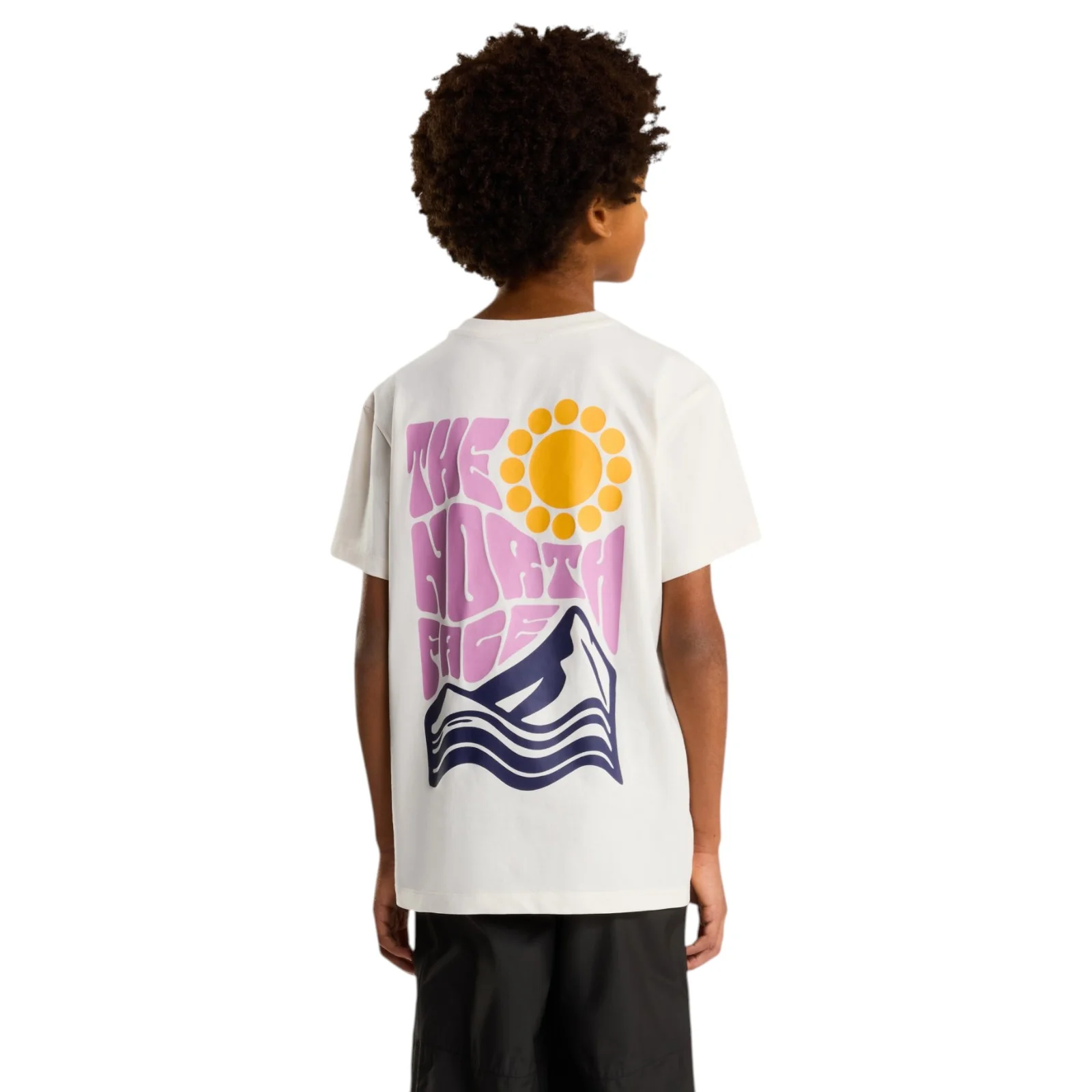 TNF TEEN Girls VOYAGE RELAX SS Tee White - Image 2