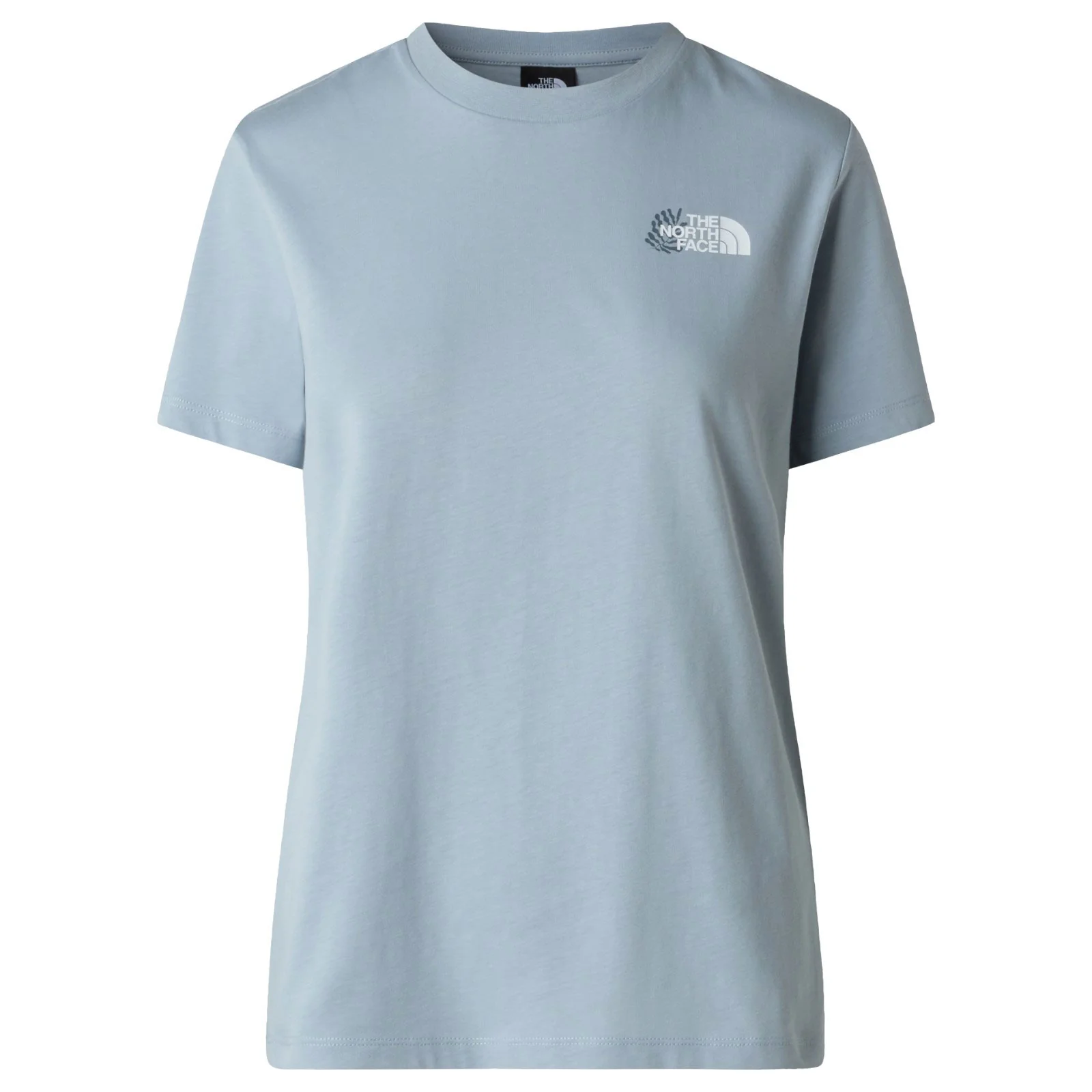TNF Womens BLANCA Regular SS Tee Grey - Image 3