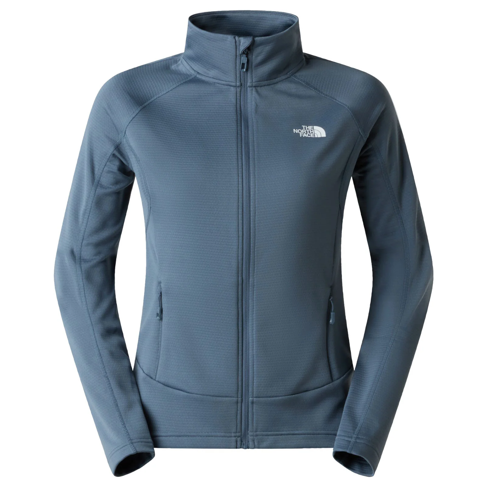 TNF Womens MUTTSEE Fleece Jacket Grey - Image 3