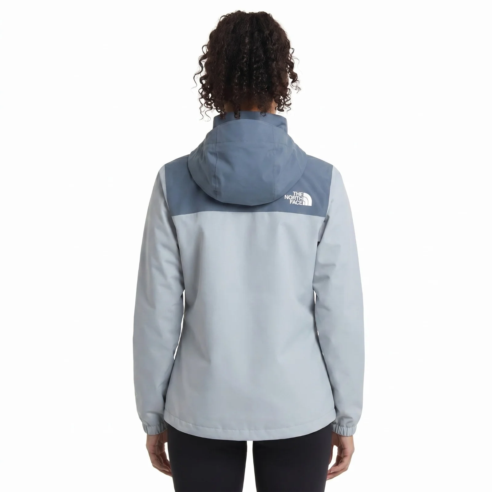 TNF Womens ODLES Rain Jacket Grey - Image 2
