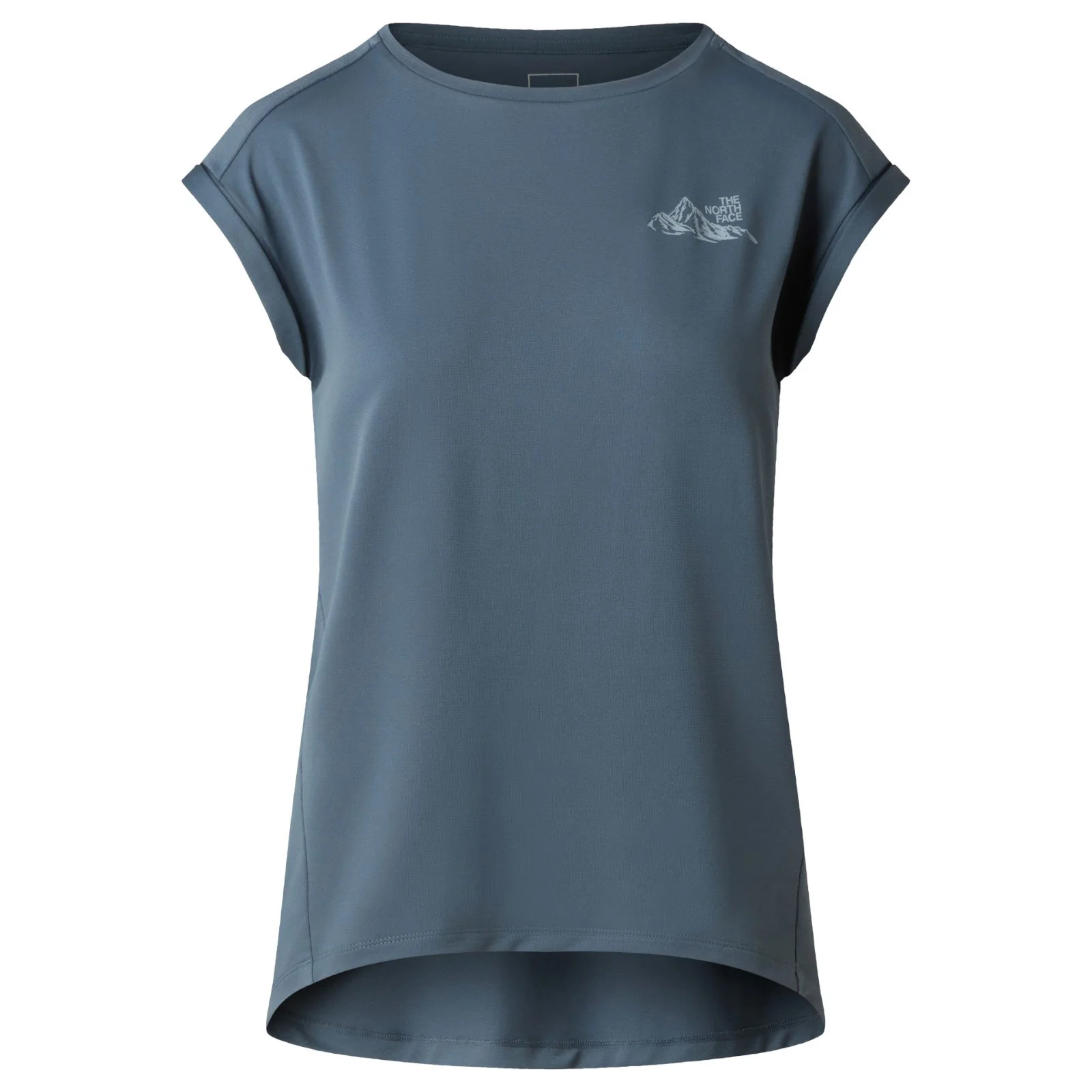TNF Womens ODLES Tech Tee Grey - Image 3